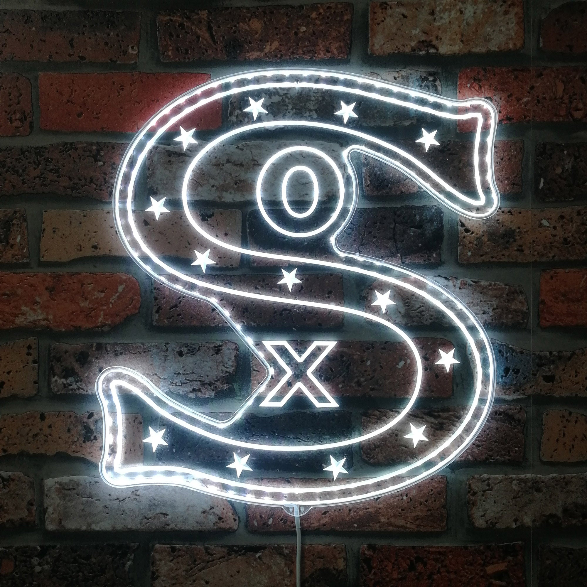 Chicago white sox retro Dynamic RGB Edge Lit LED Sign