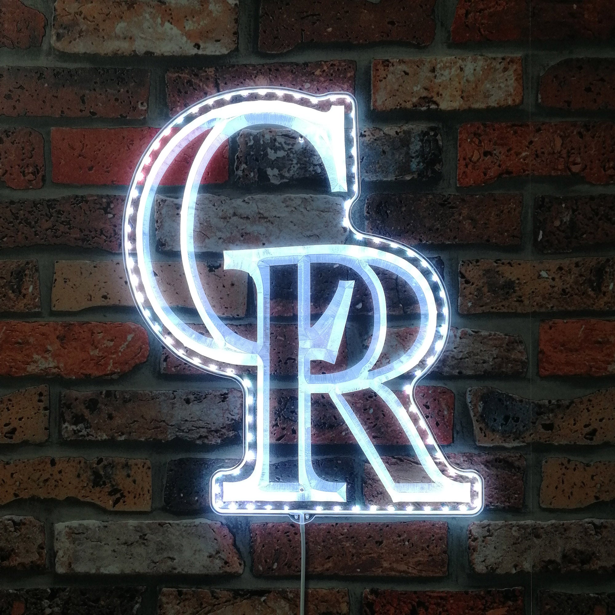 Colorado Rockies Dynamic RGB Edge Lit LED Sign