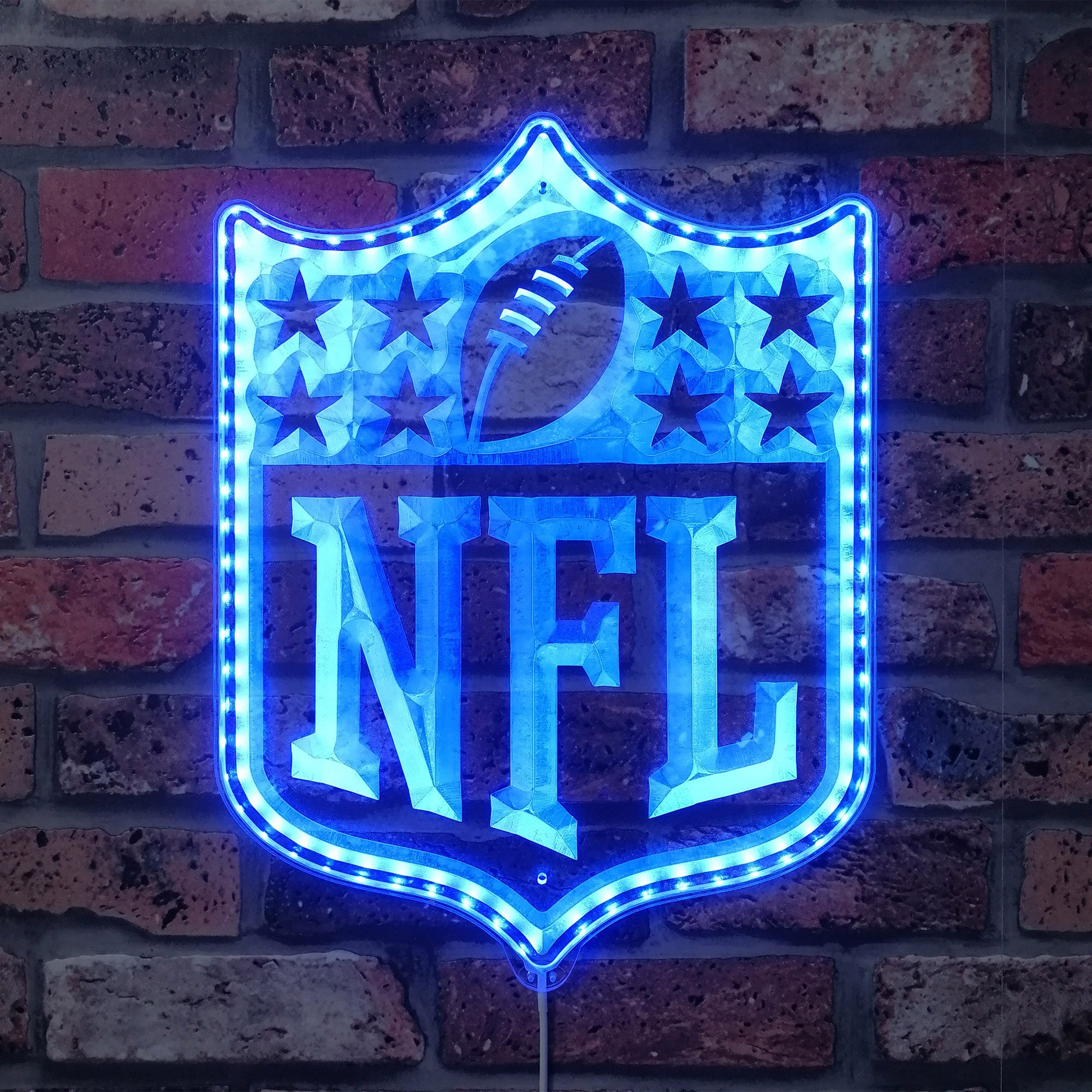 Logo NFL Dynamic RGB Edge Lit LED Sign