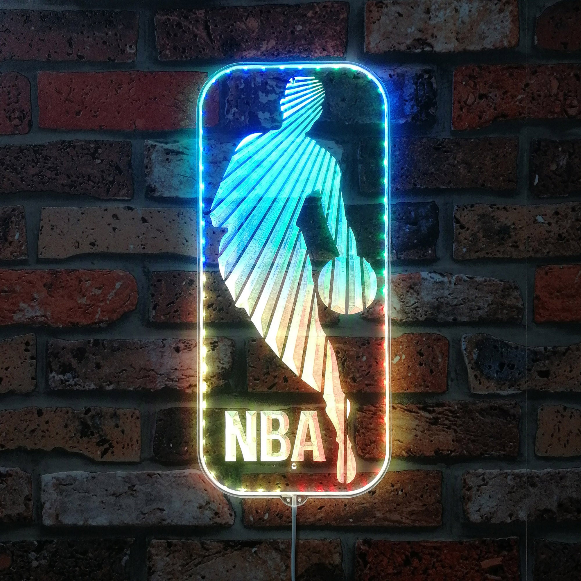 Logo NBA Dynamic RGB Edge Lit LED Sign