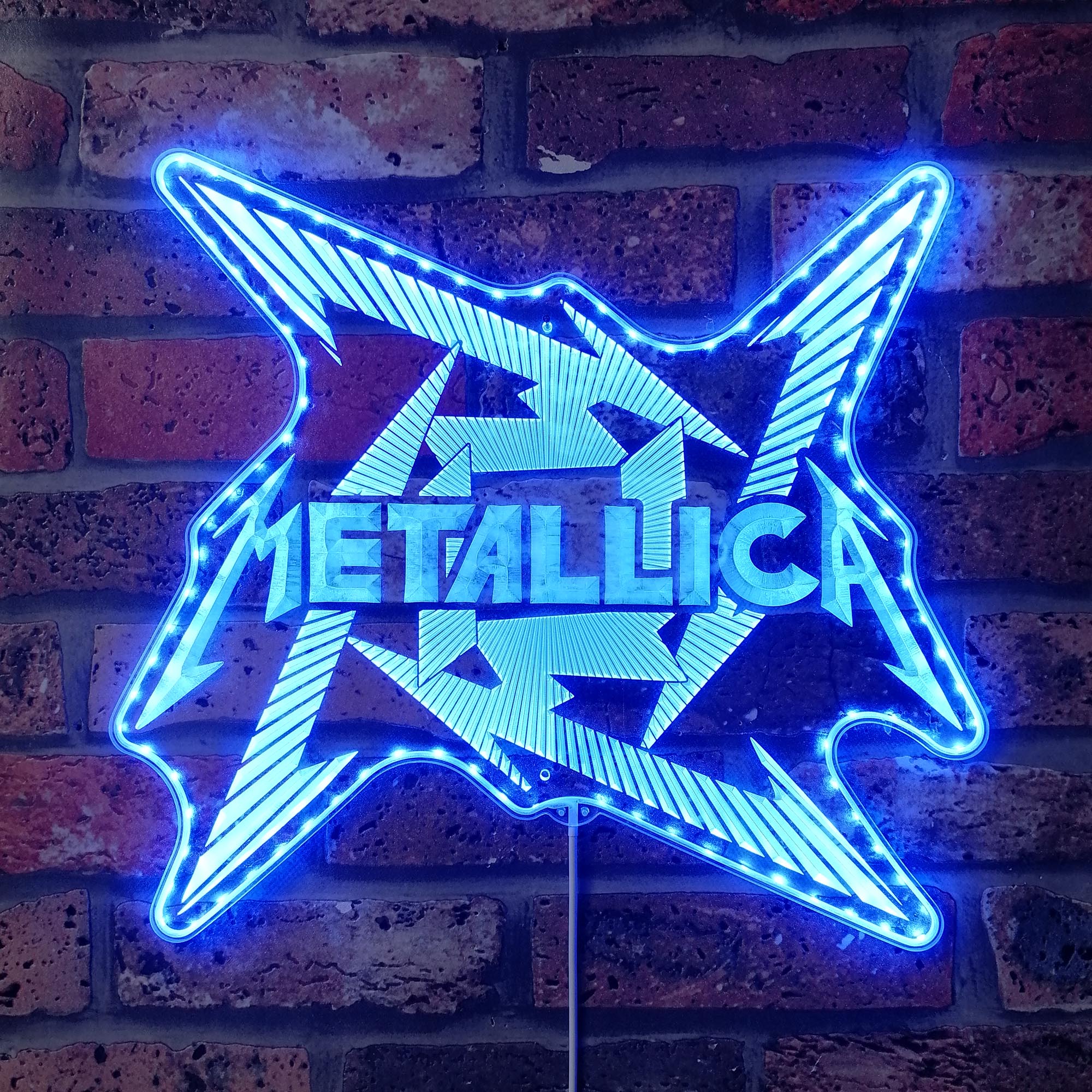 Metallica  Dynamic RGB Edge Lit LED Sign