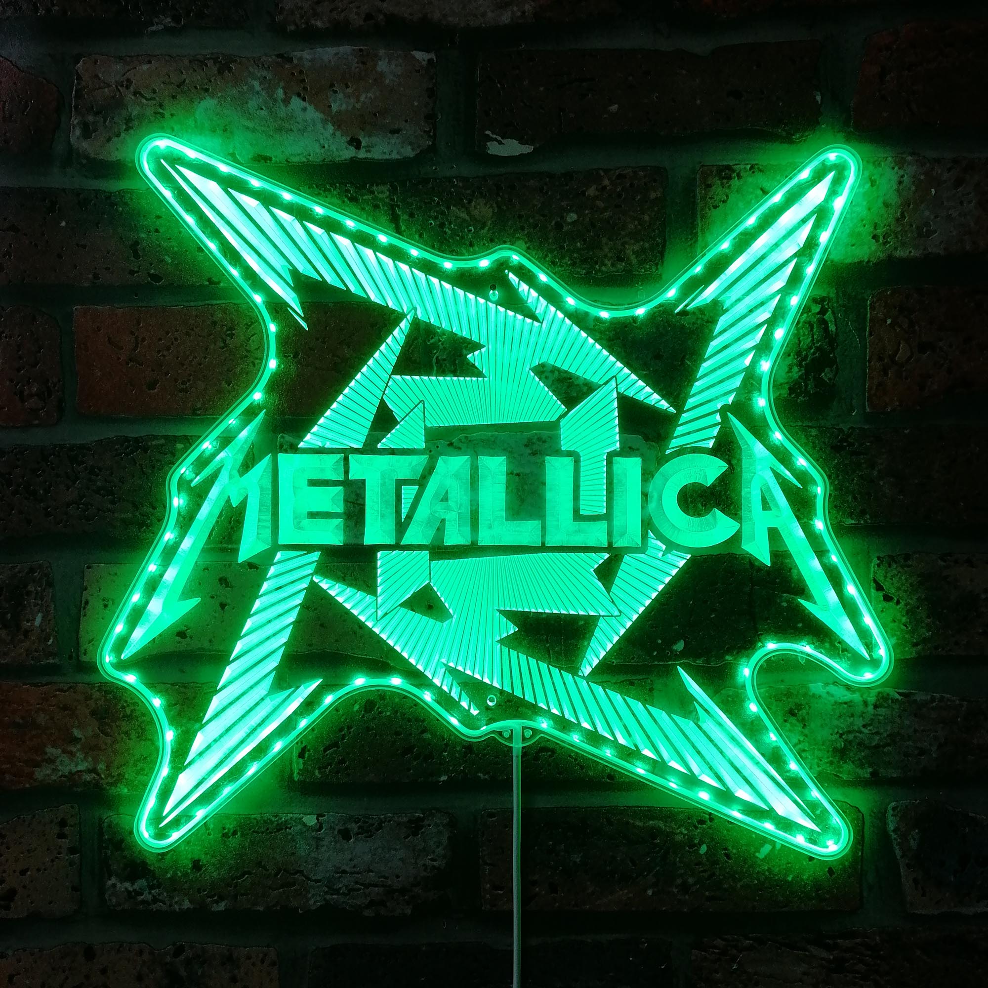 Metallica  Dynamic RGB Edge Lit LED Sign