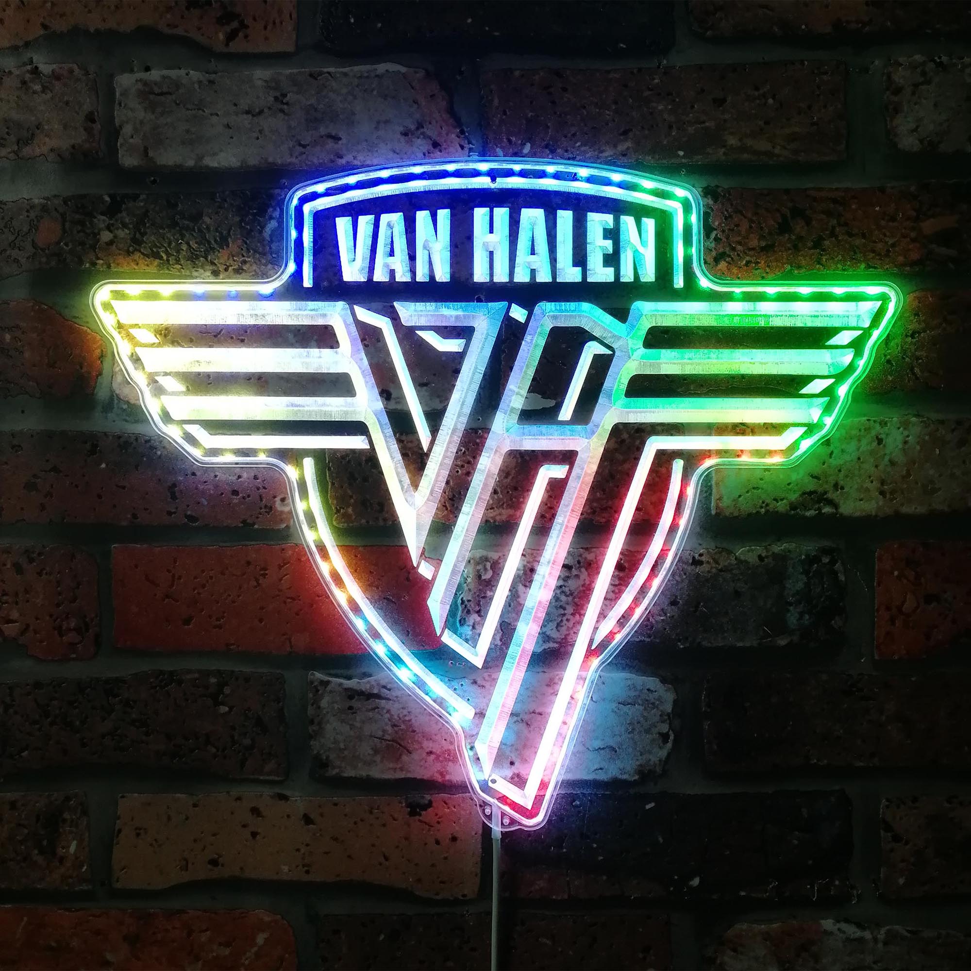 Van Halen Dynamic RGB Edge Lit LED Sign