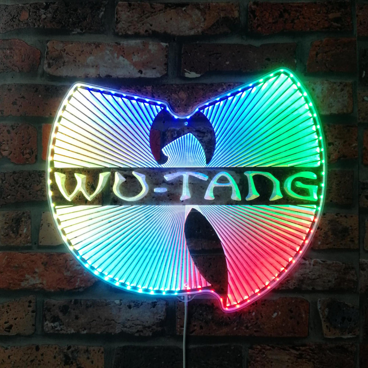 Wu Tang Dynamic RGB Edge Lit LED Sign | PROLEDSIGN – joyatwall