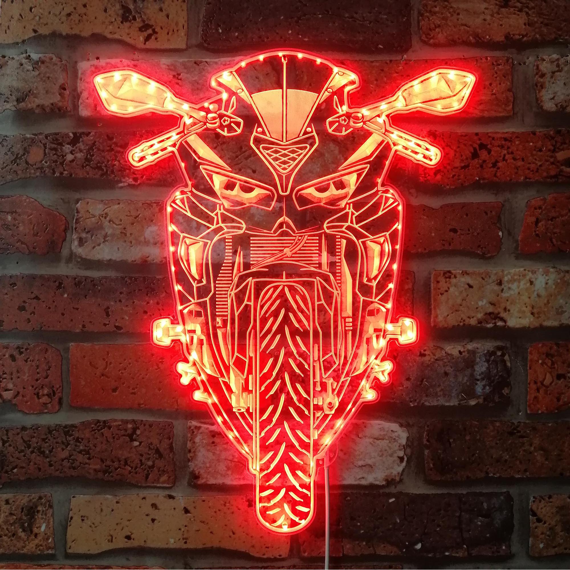 Motorcycles Dynamic RGB Edge Lit LED Sign