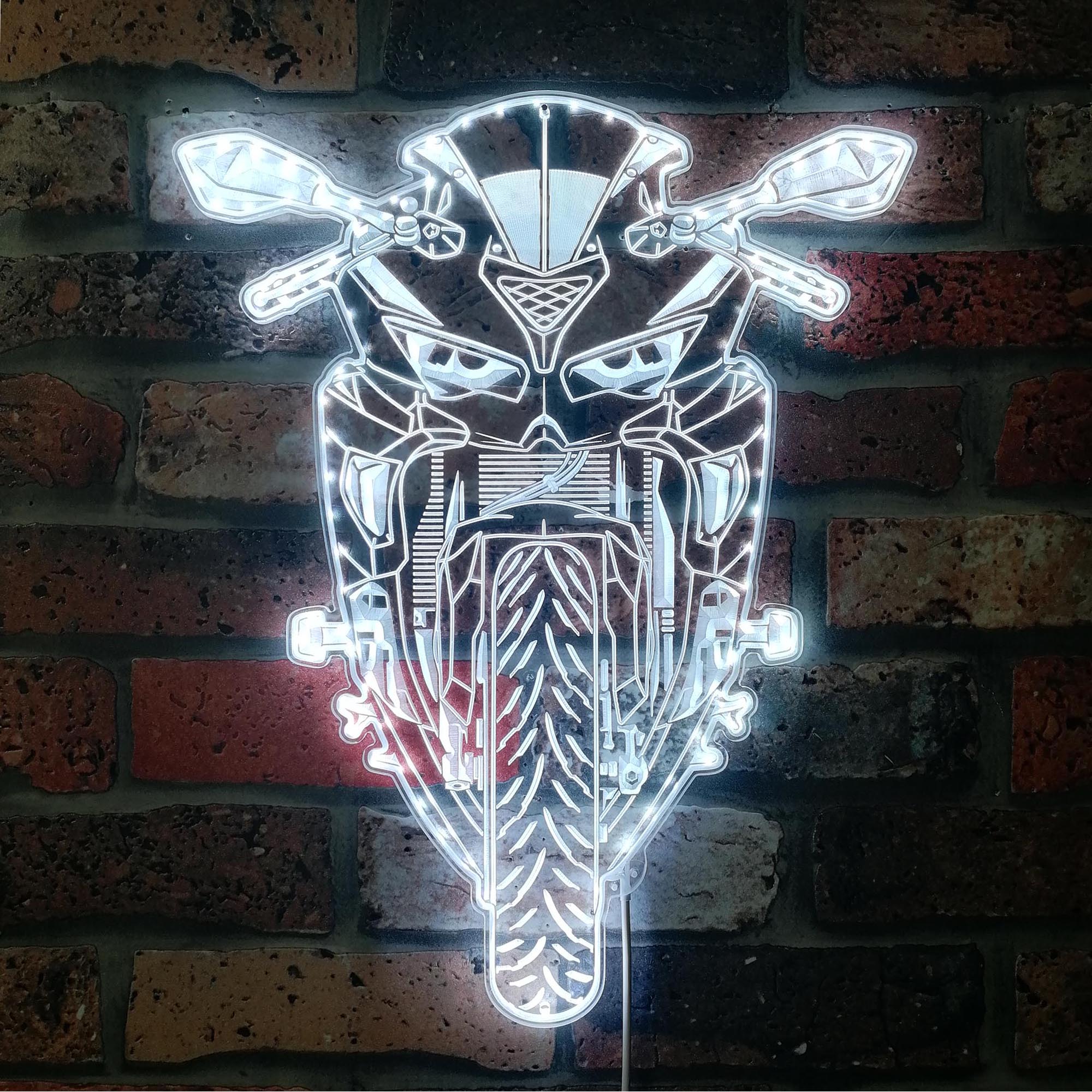 Motorcycles Dynamic RGB Edge Lit LED Sign