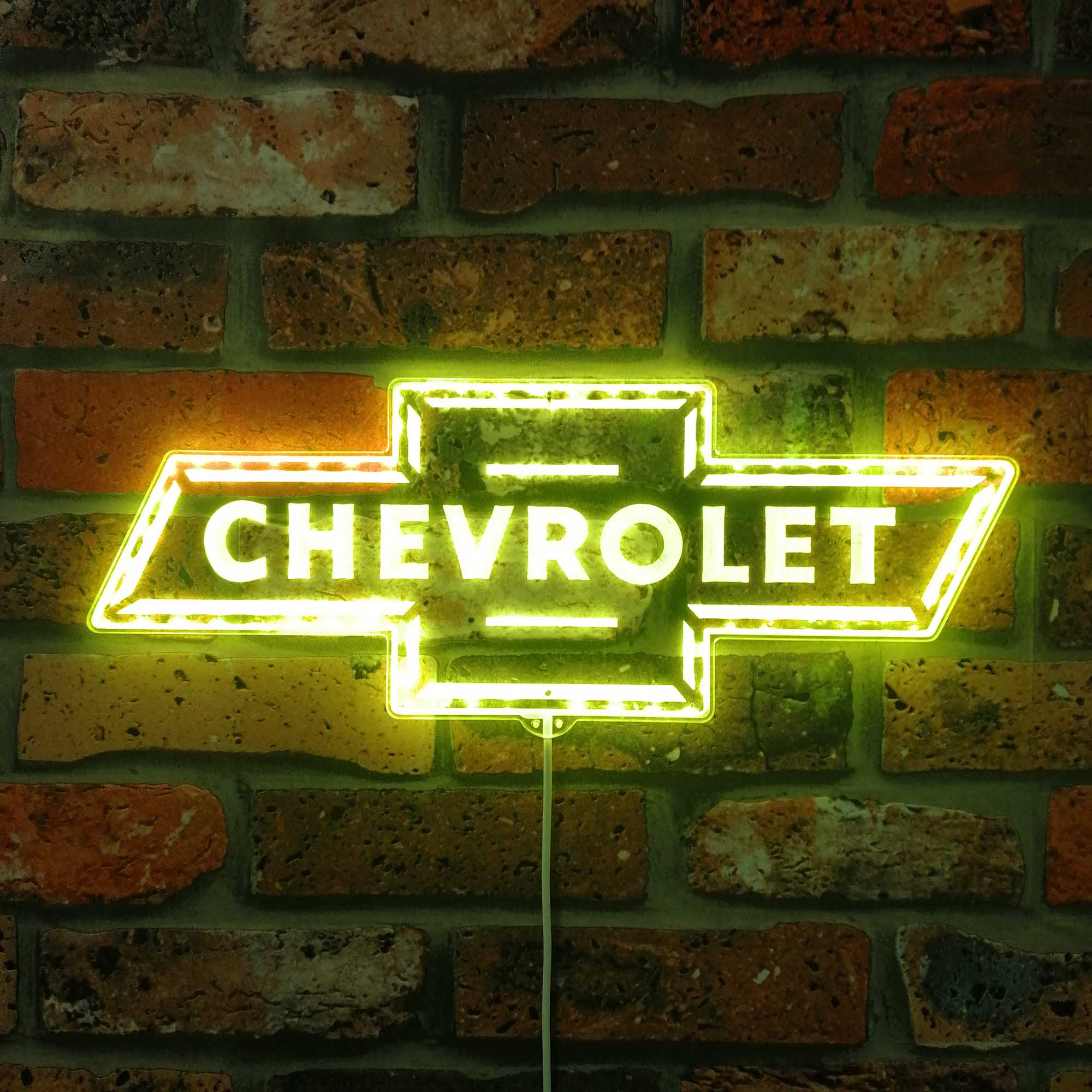 Chevy Led Sign Chevrolet Dynamic RGB Edge Lit LED Sign | PROLEDSIGN – joyatwall