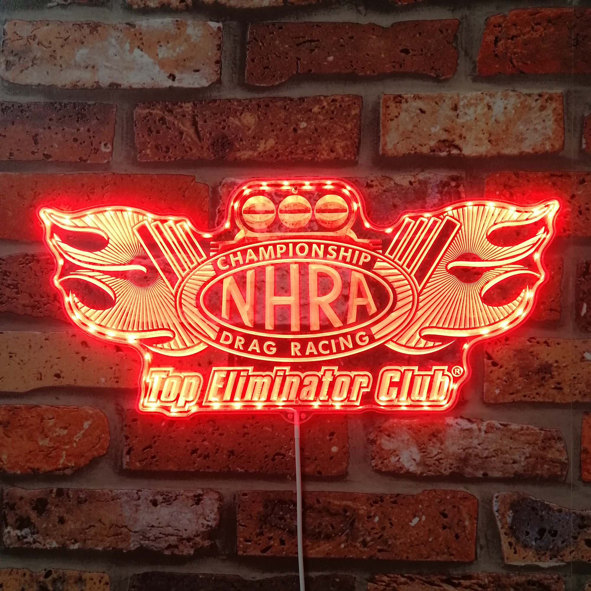 Nhra Drag Racing Dynamic RGB Edge Lit LED Sign