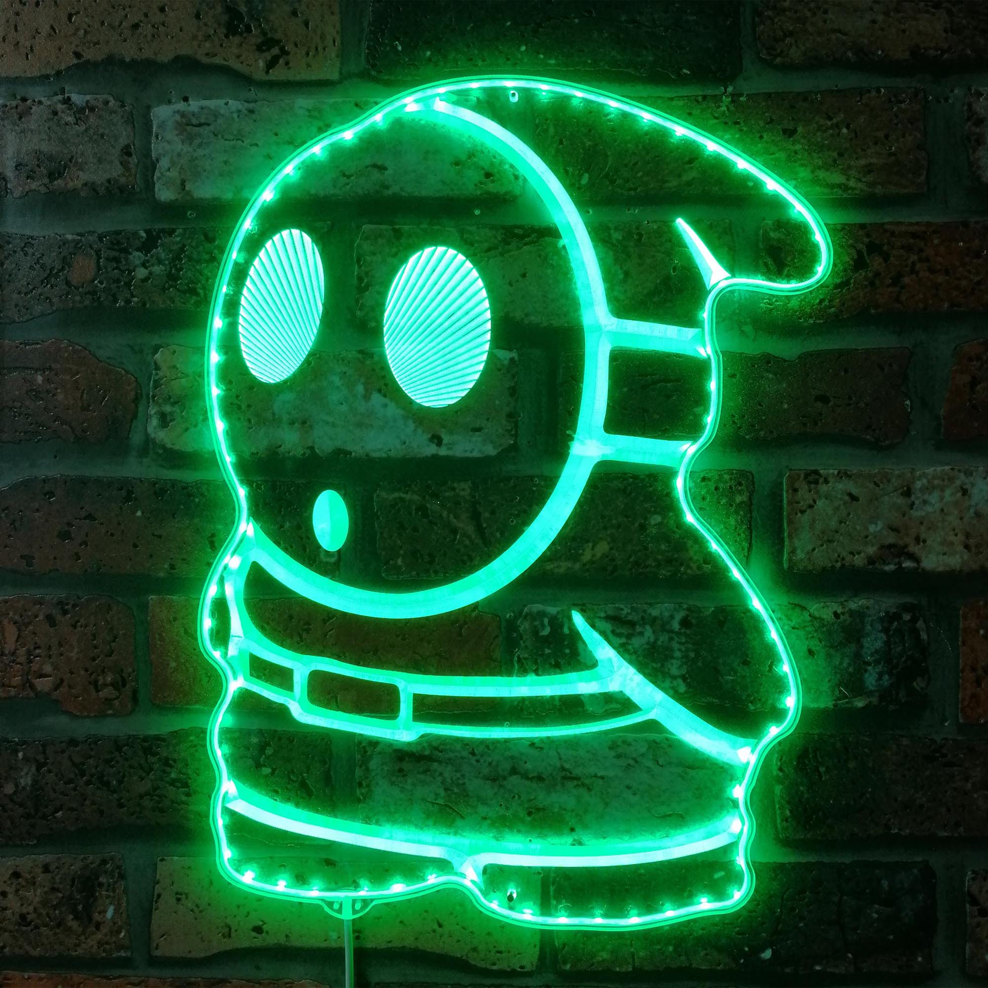 Mario Shy Guy Dynamic RGB Edge Lit LED Sign