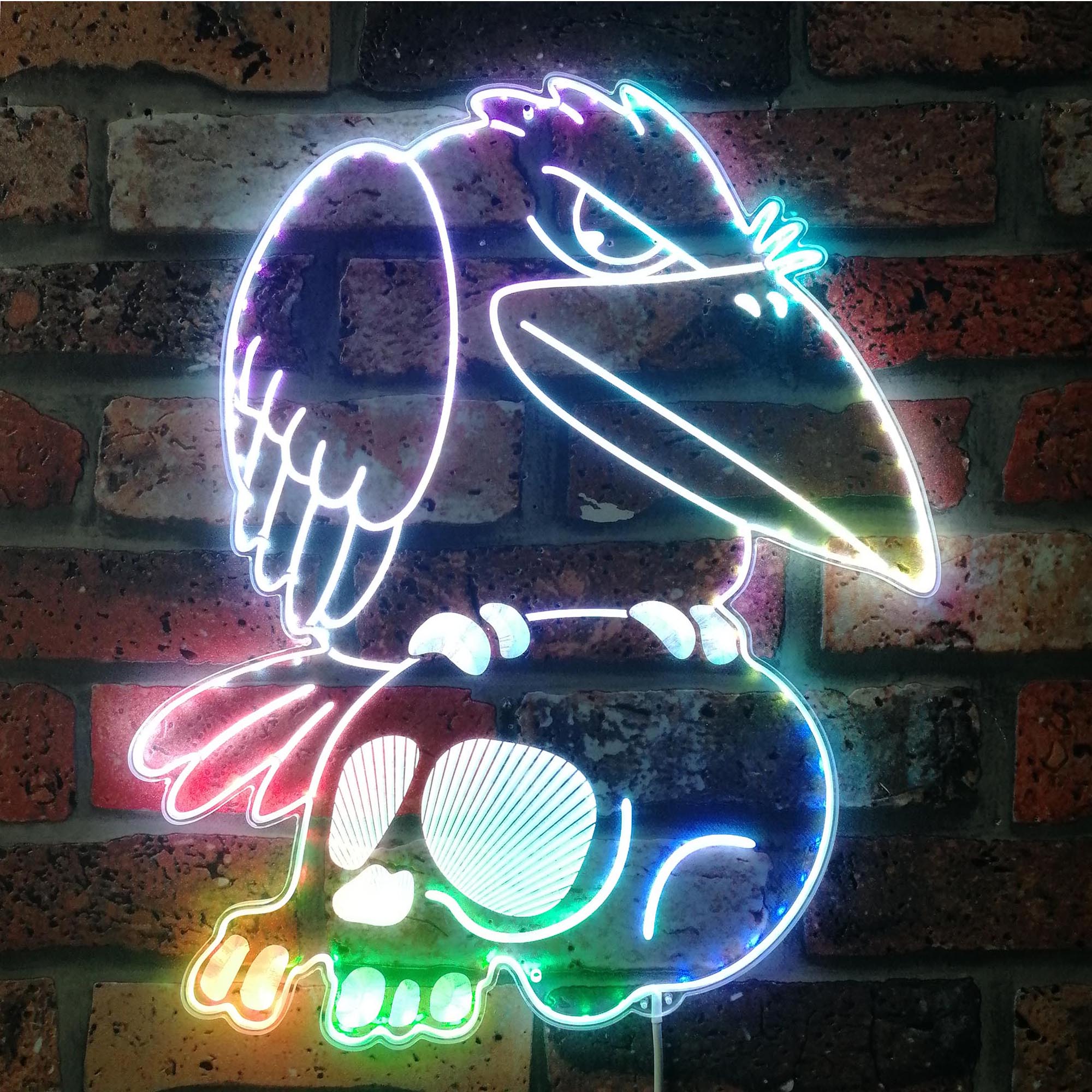 Stark Raven Dynamic RGB Edge Lit LED Sign