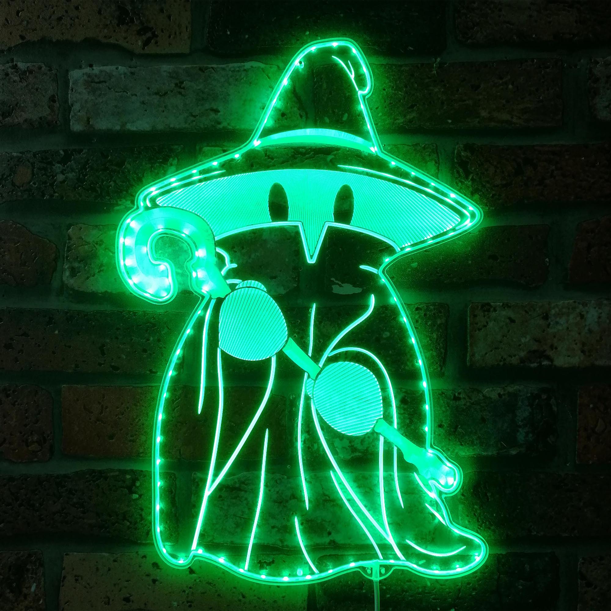 Final Fantasy Black Mage Dynamic RGB Edge Lit LED Sign