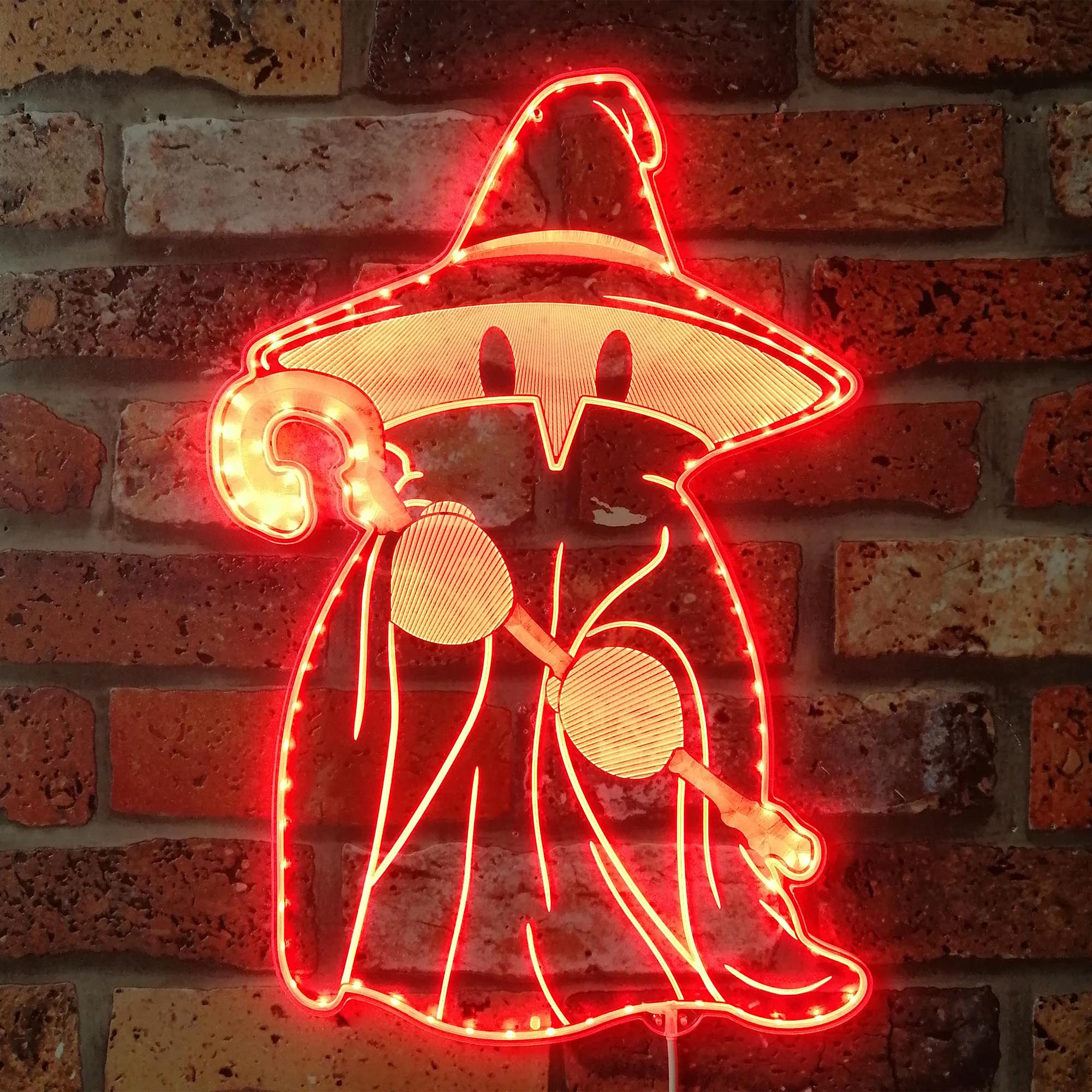 Final Fantasy Black Mage Dynamic RGB Edge Lit LED Sign