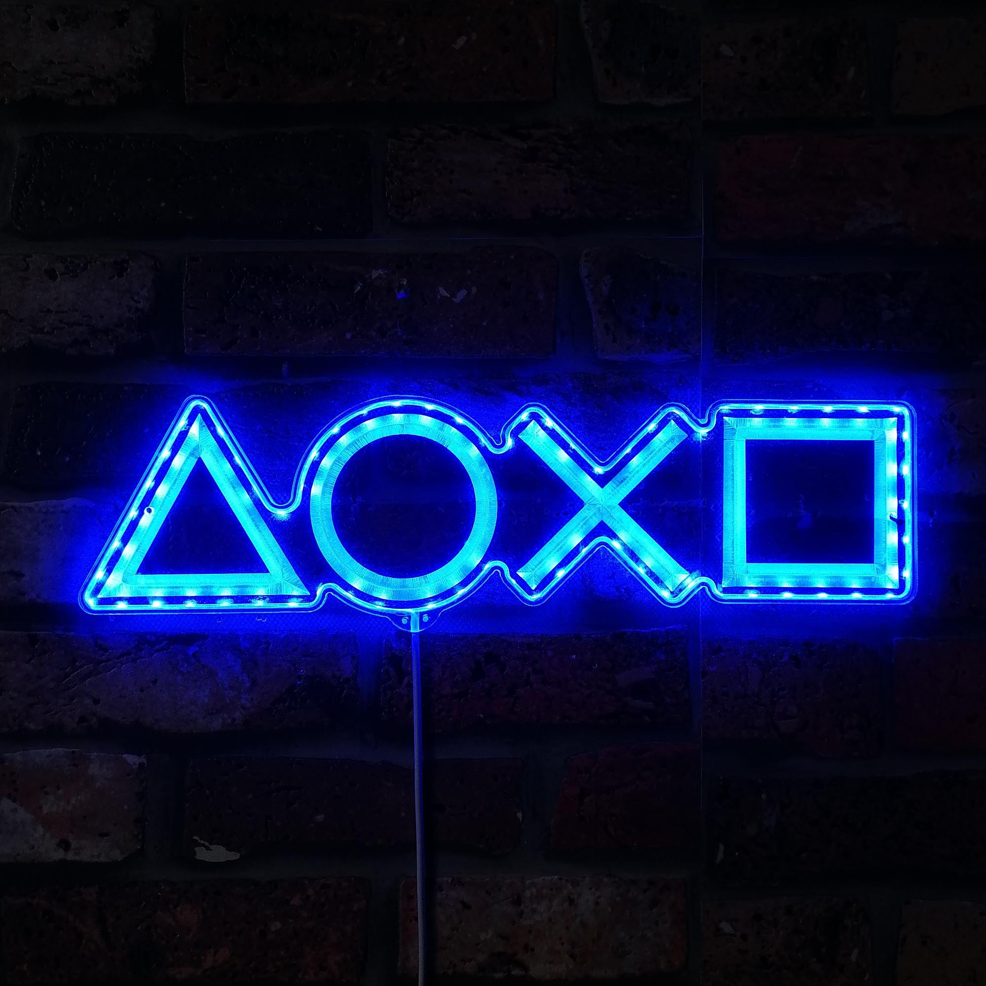 Playstation Icons Dynamic RGB Edge Lit LED Sign