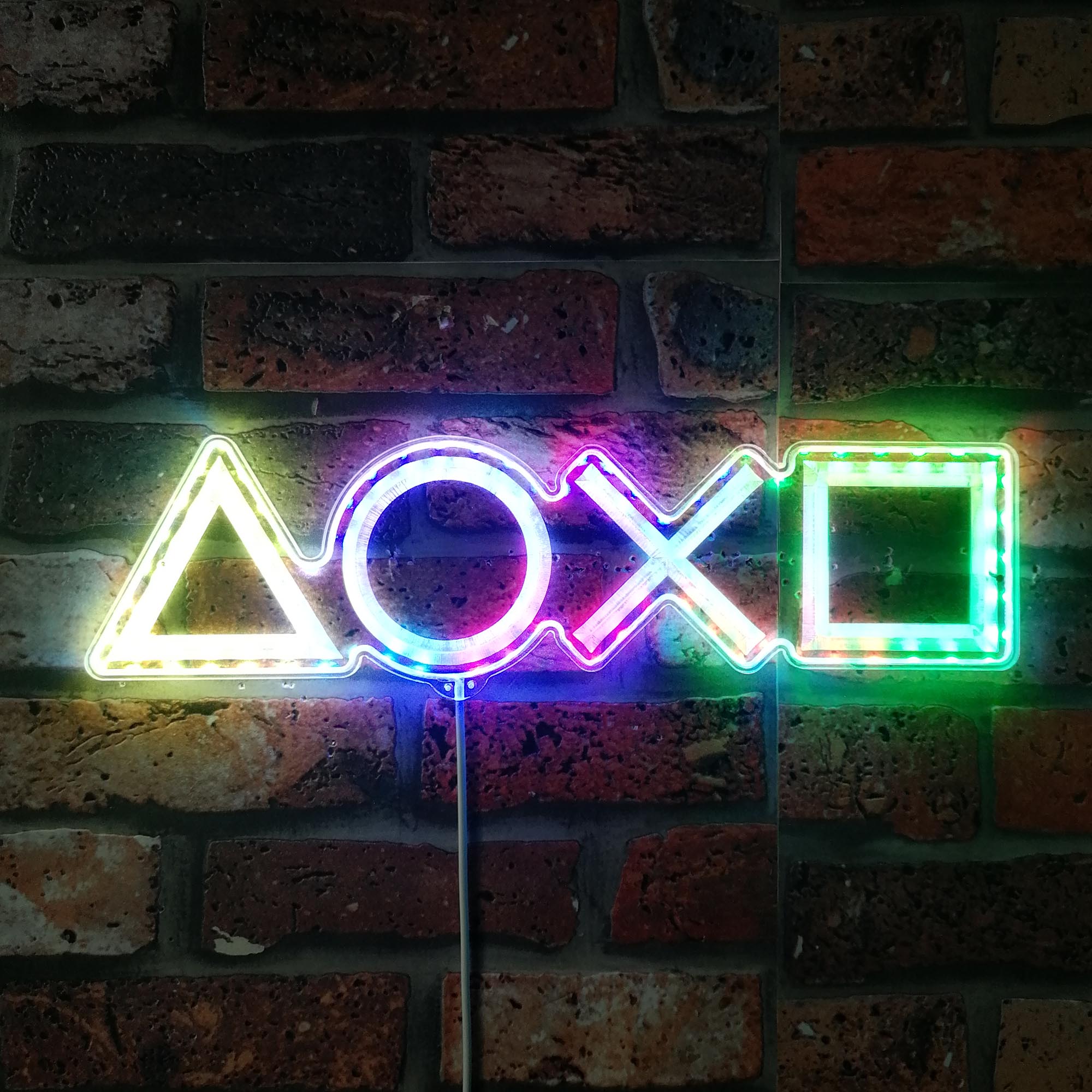 Playstation Icons Dynamic RGB Edge Lit LED Sign