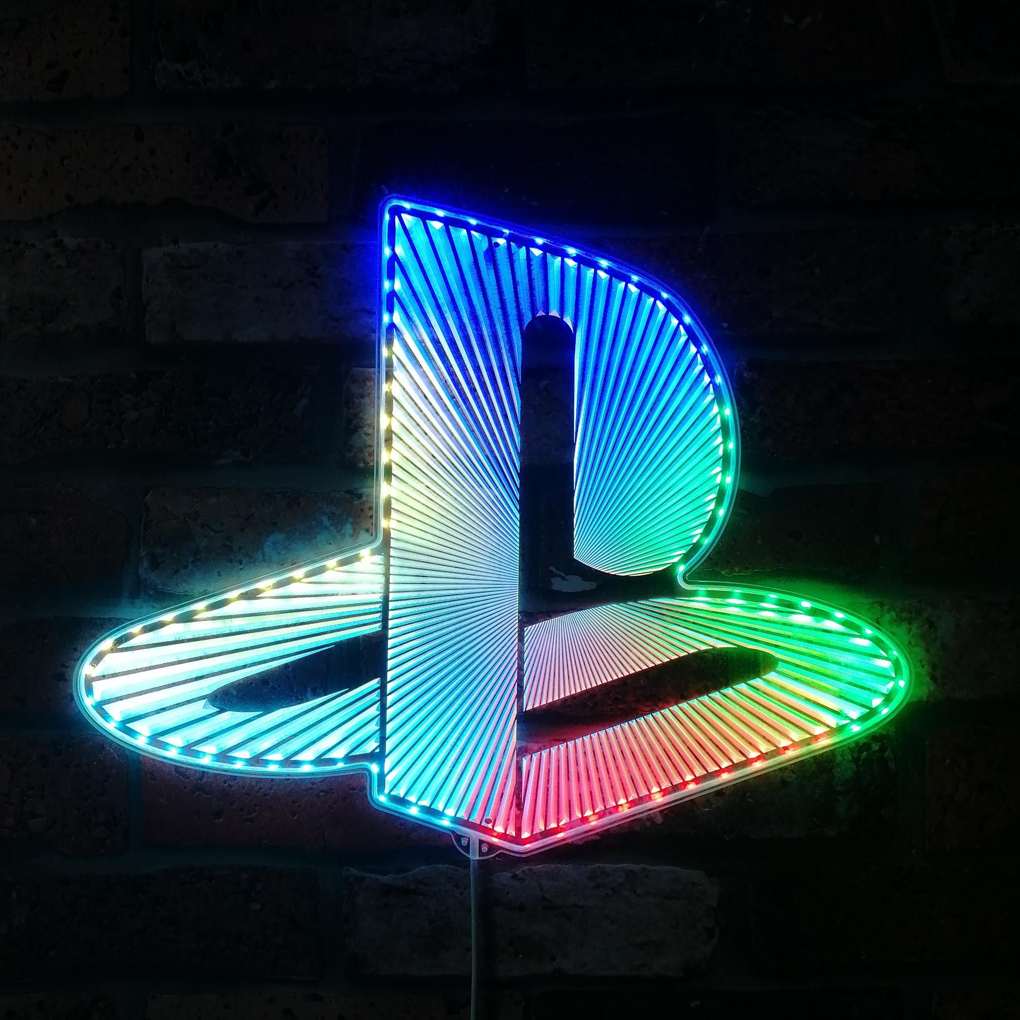 Playstation Dynamic RGB Edge Lit LED Sign