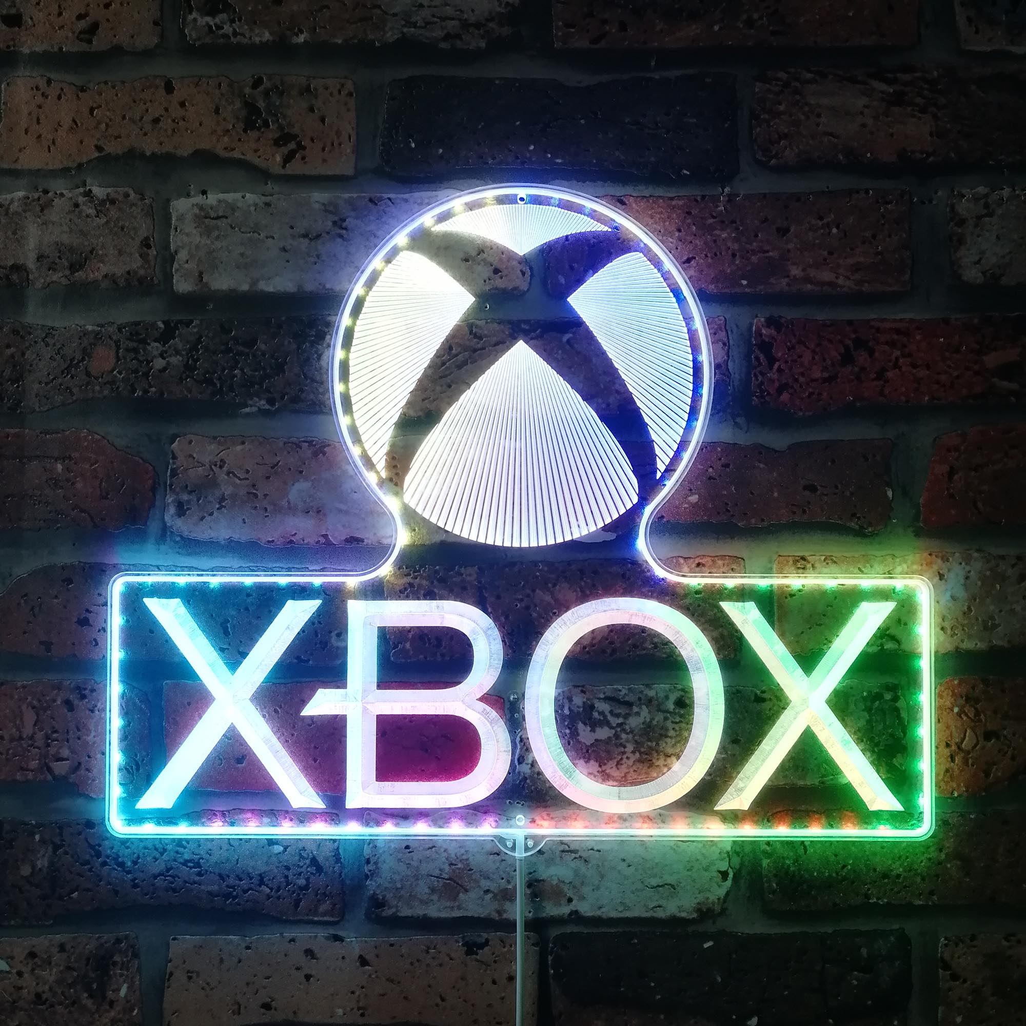 Personalized Xbox Dynamic RGB Edge Lit LED Sign