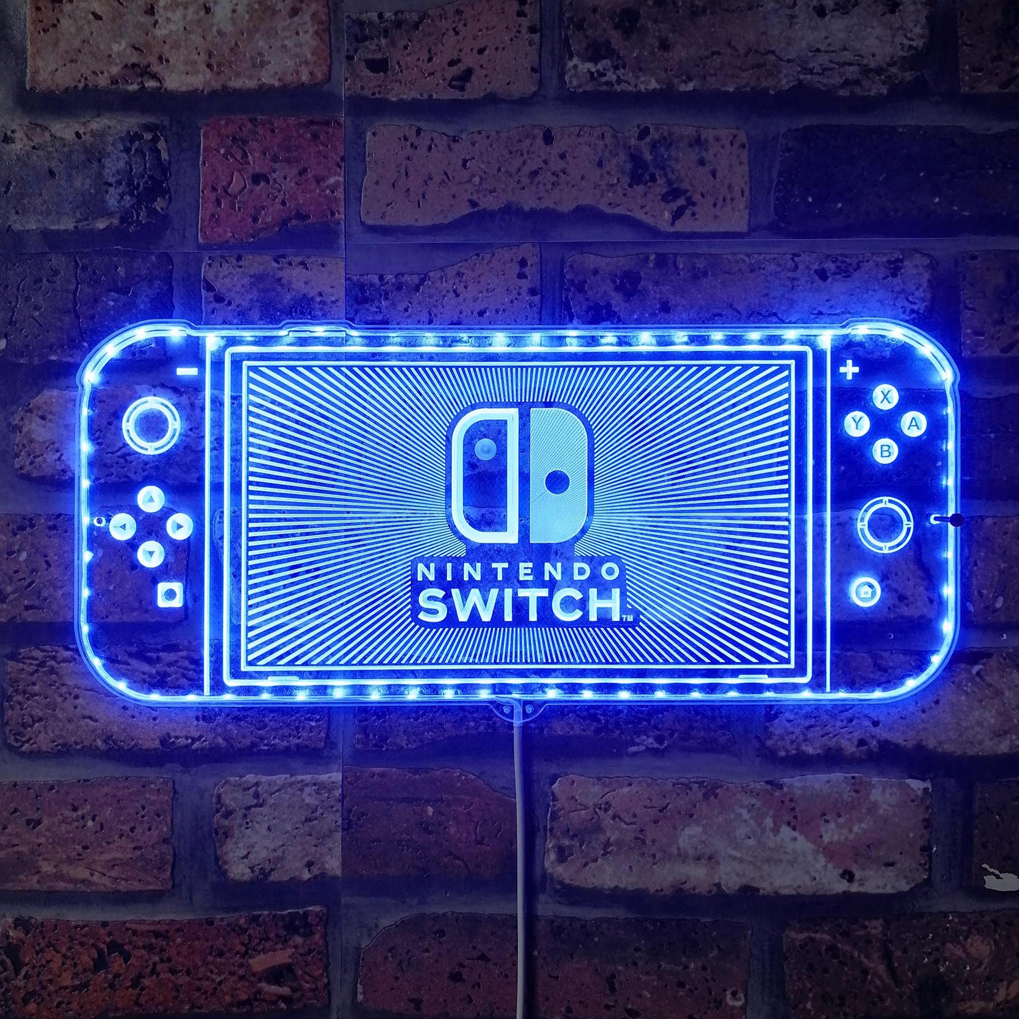 Nintendo Switch Dynamic RGB Edge Lit LED Sign