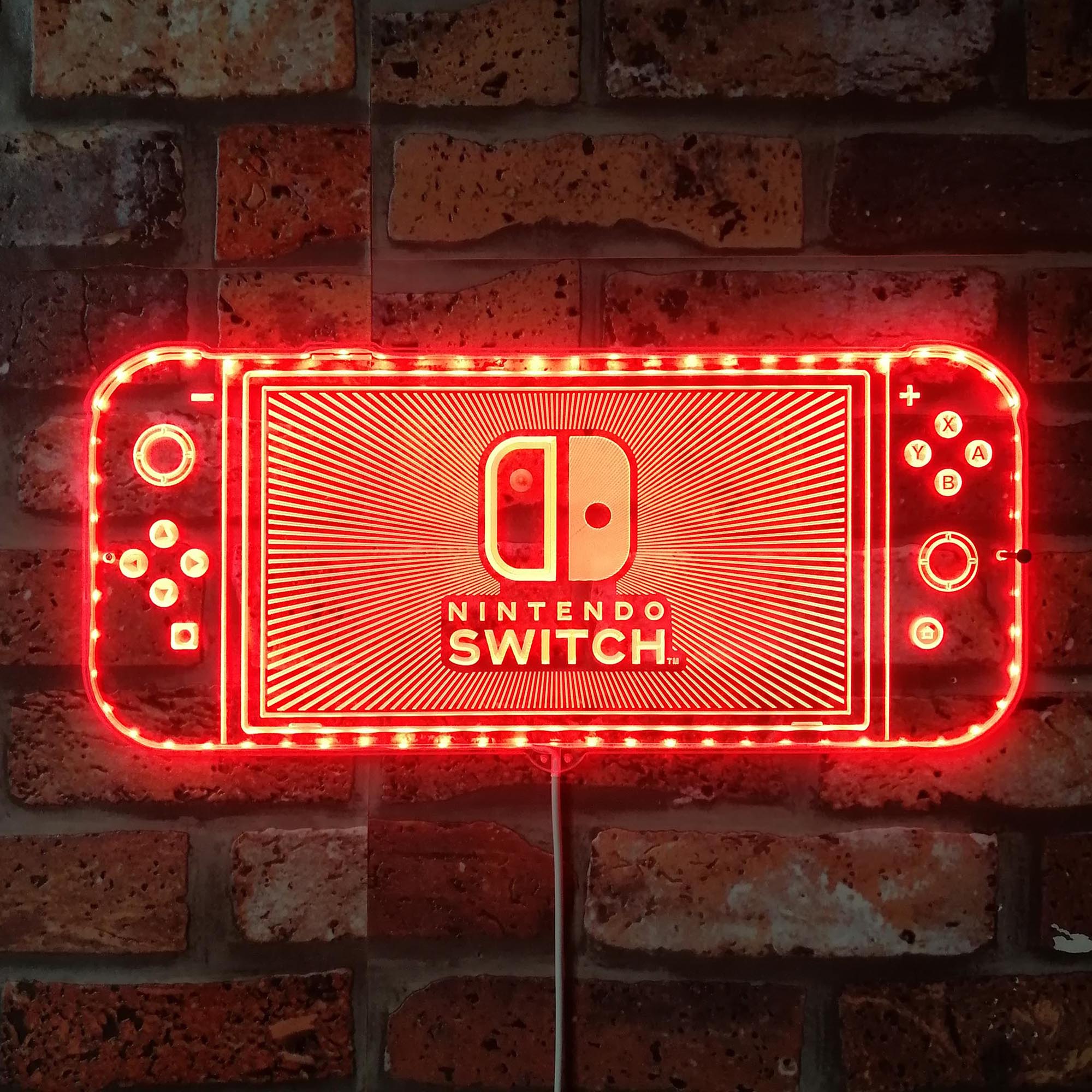 Nintendo Switch Dynamic RGB Edge Lit LED Sign