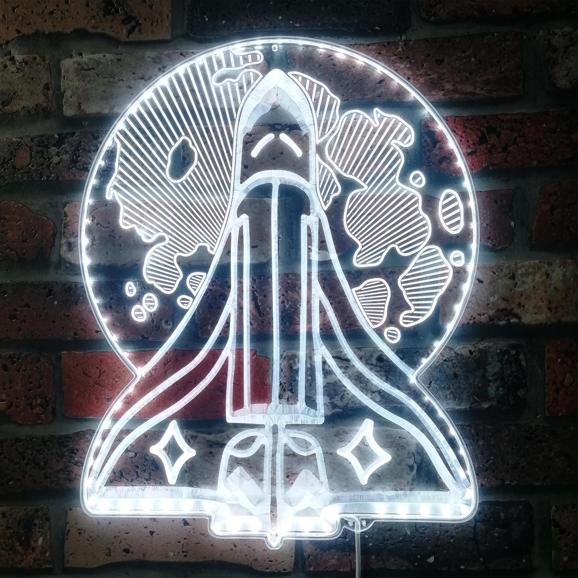 The Last of Us Spaceship Dynamic RGB Edge Lit LED Sign