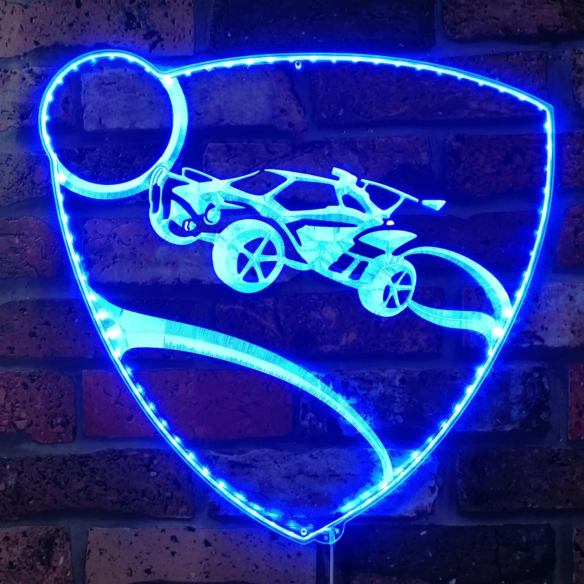 Rocket League Dynamic RGB Edge Lit LED Sign