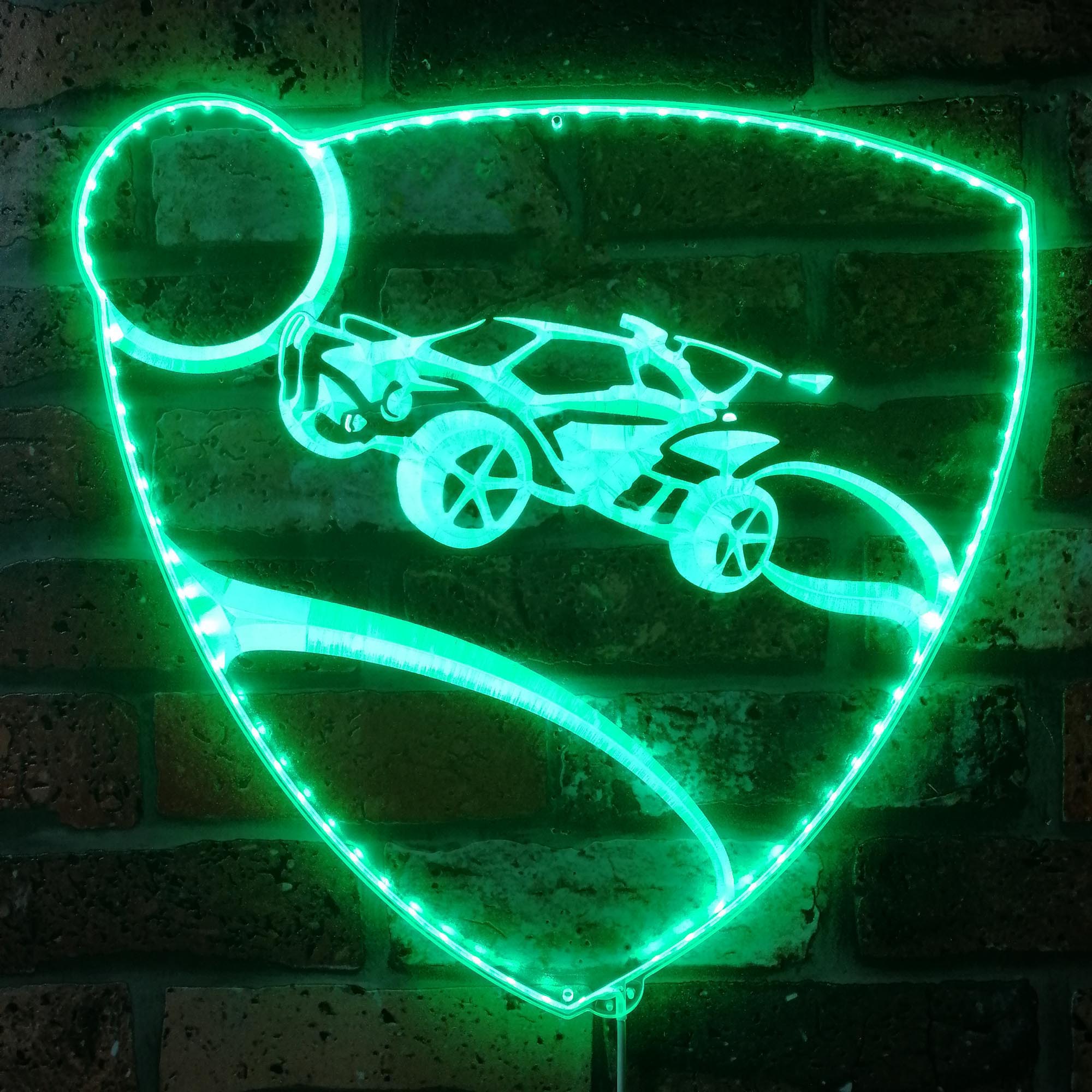 Rocket League Dynamic RGB Edge Lit LED Sign