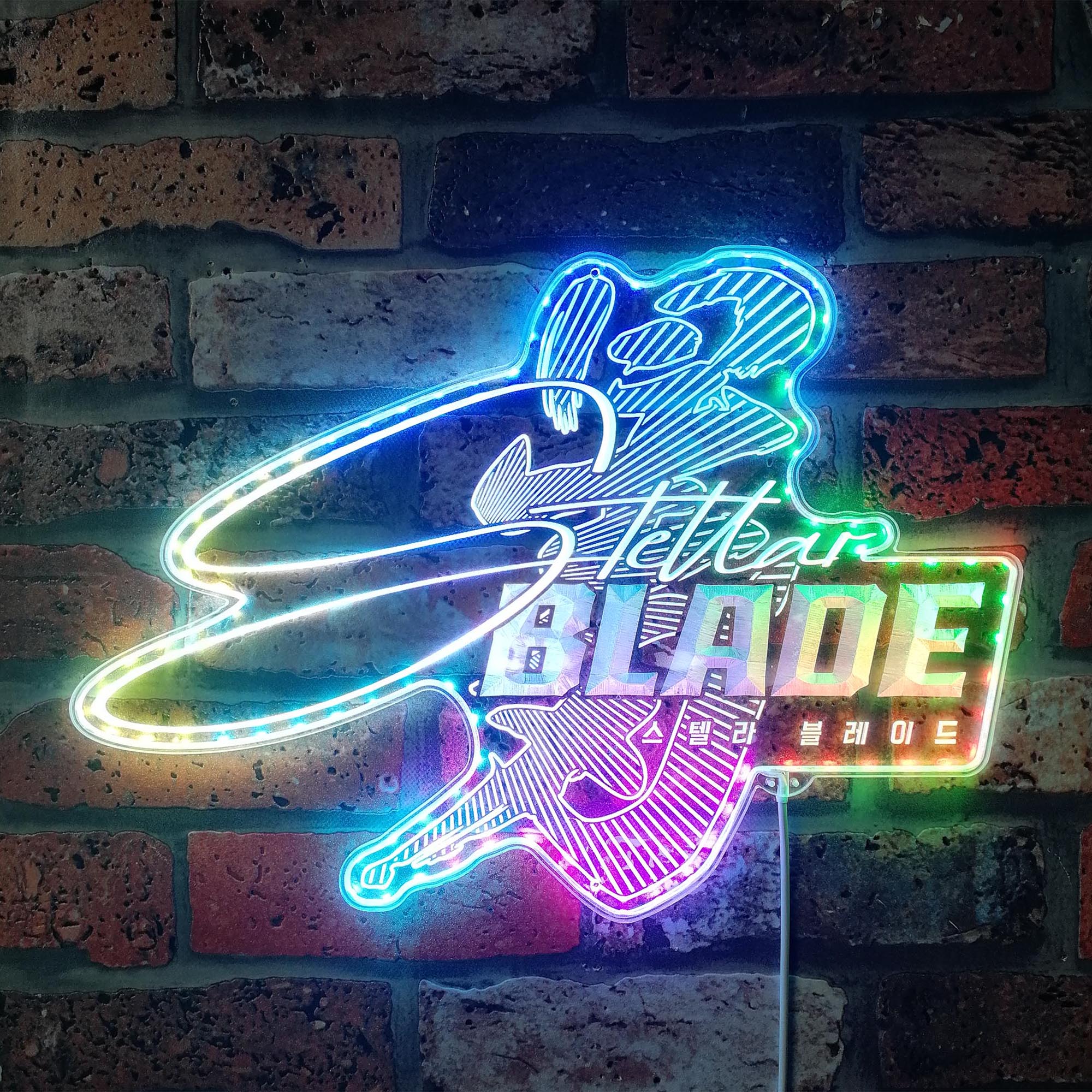 Stellar Blade Dynamic RGB Edge Lit LED Sign