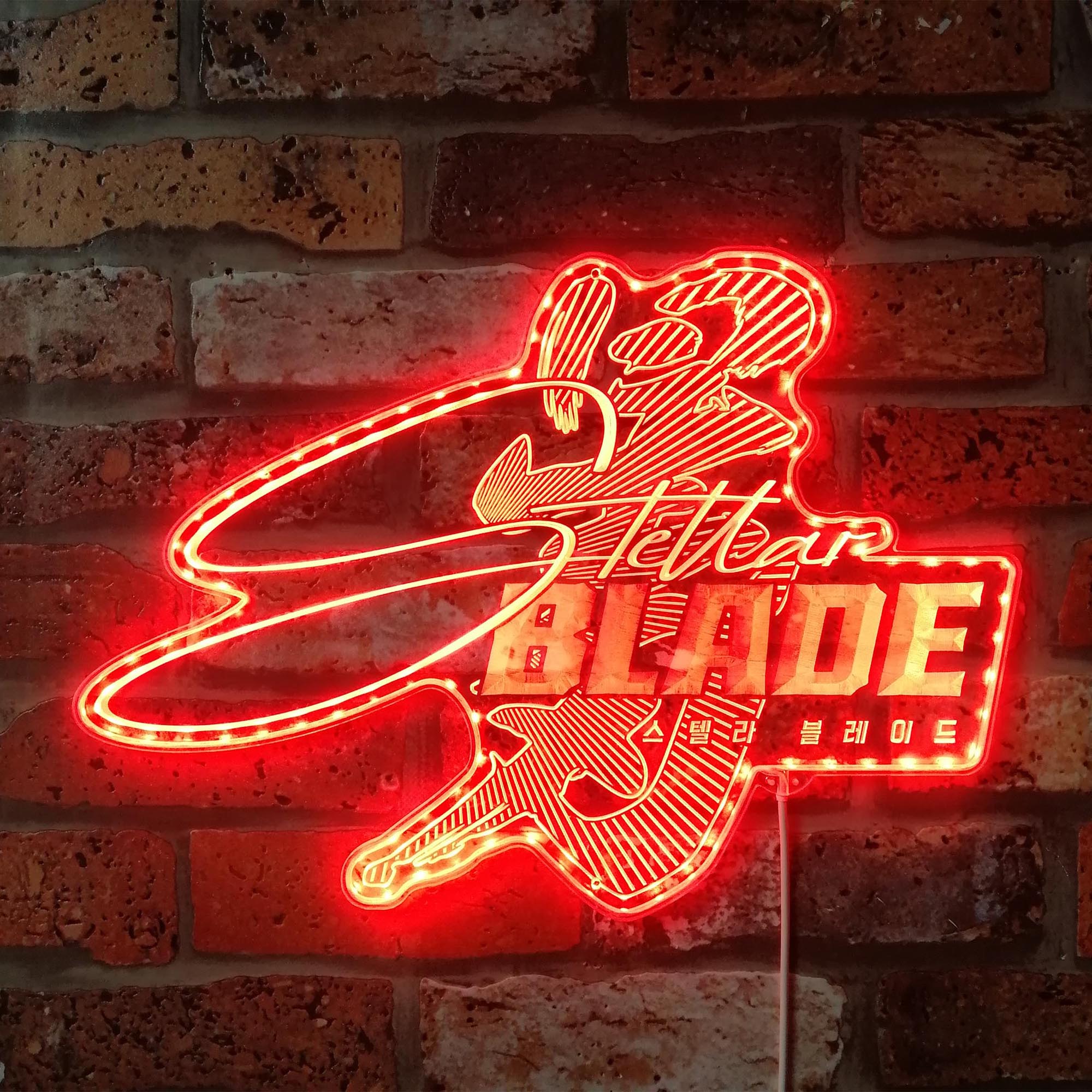 Stellar Blade Dynamic RGB Edge Lit LED Sign