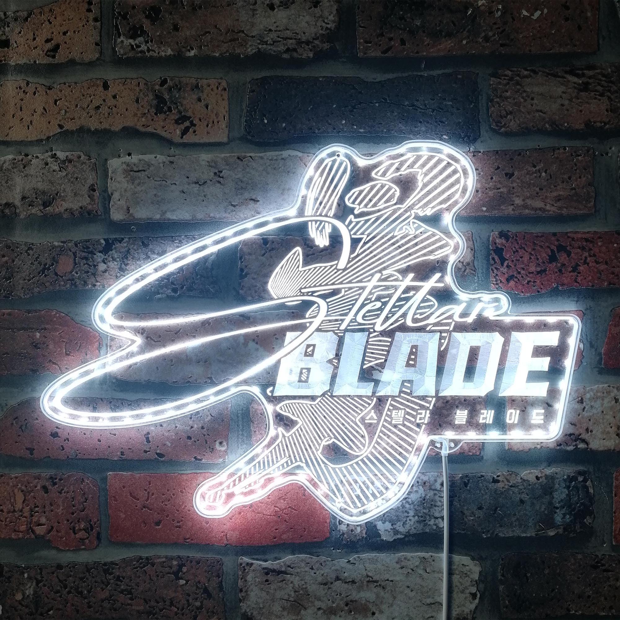 Stellar Blade Dynamic RGB Edge Lit LED Sign