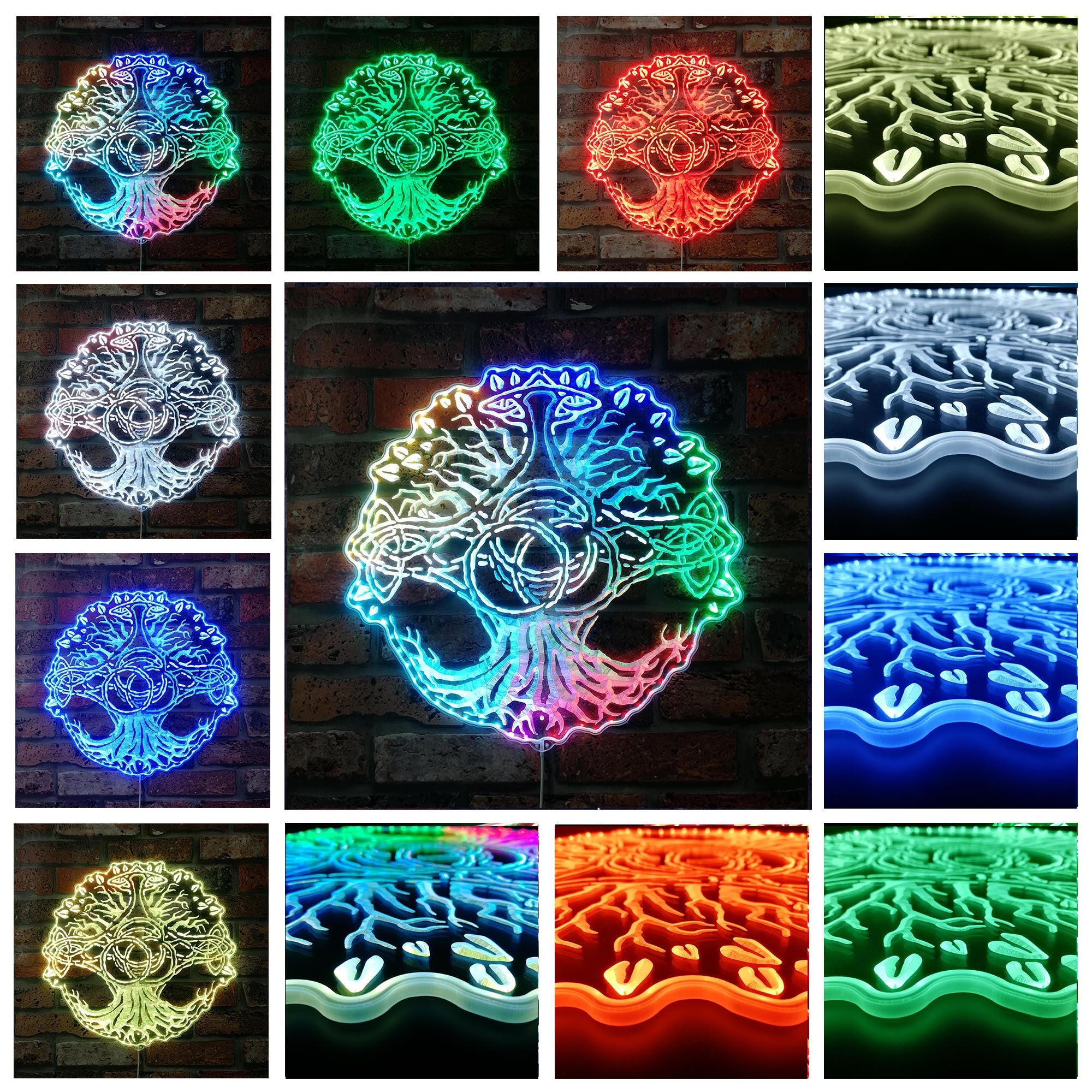 Elden Ring Erdtree Dynamic RGB Edge Lit LED Sign