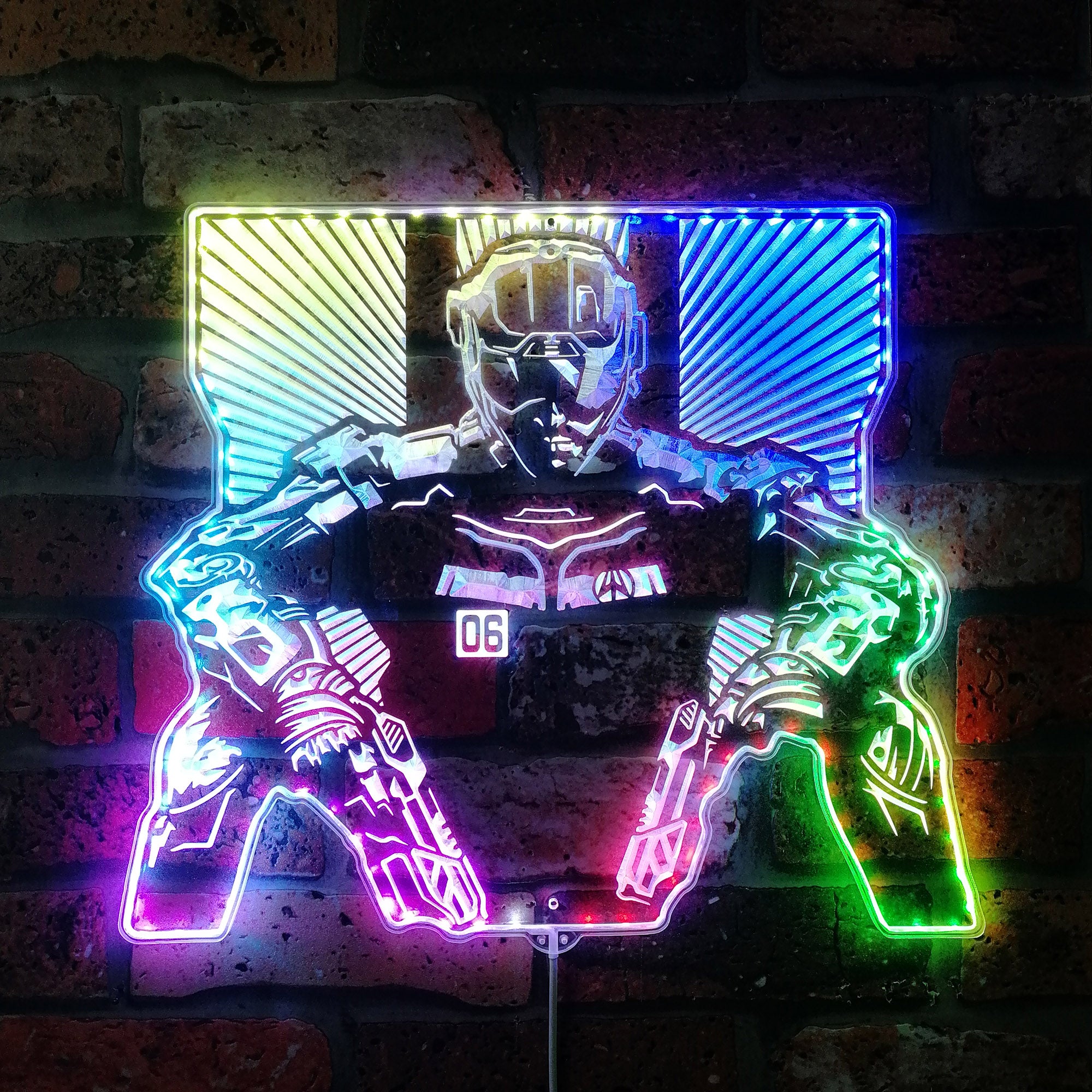 Call of Duty Dynamic RGB Edge Lit LED Sign