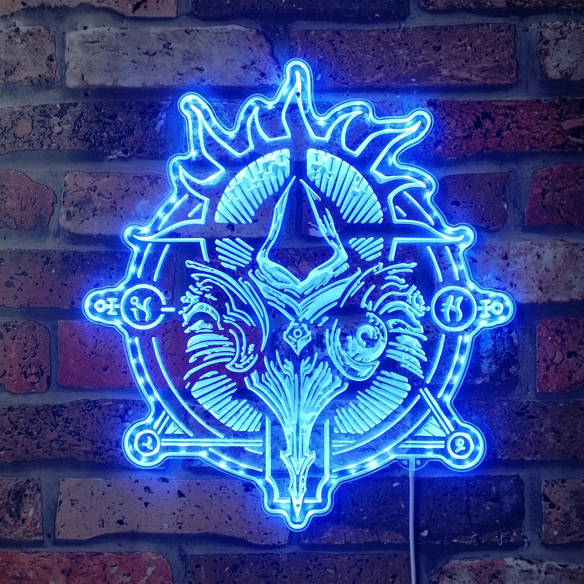 Diablo 4 Dynamic RGB Edge Lit LED Sign