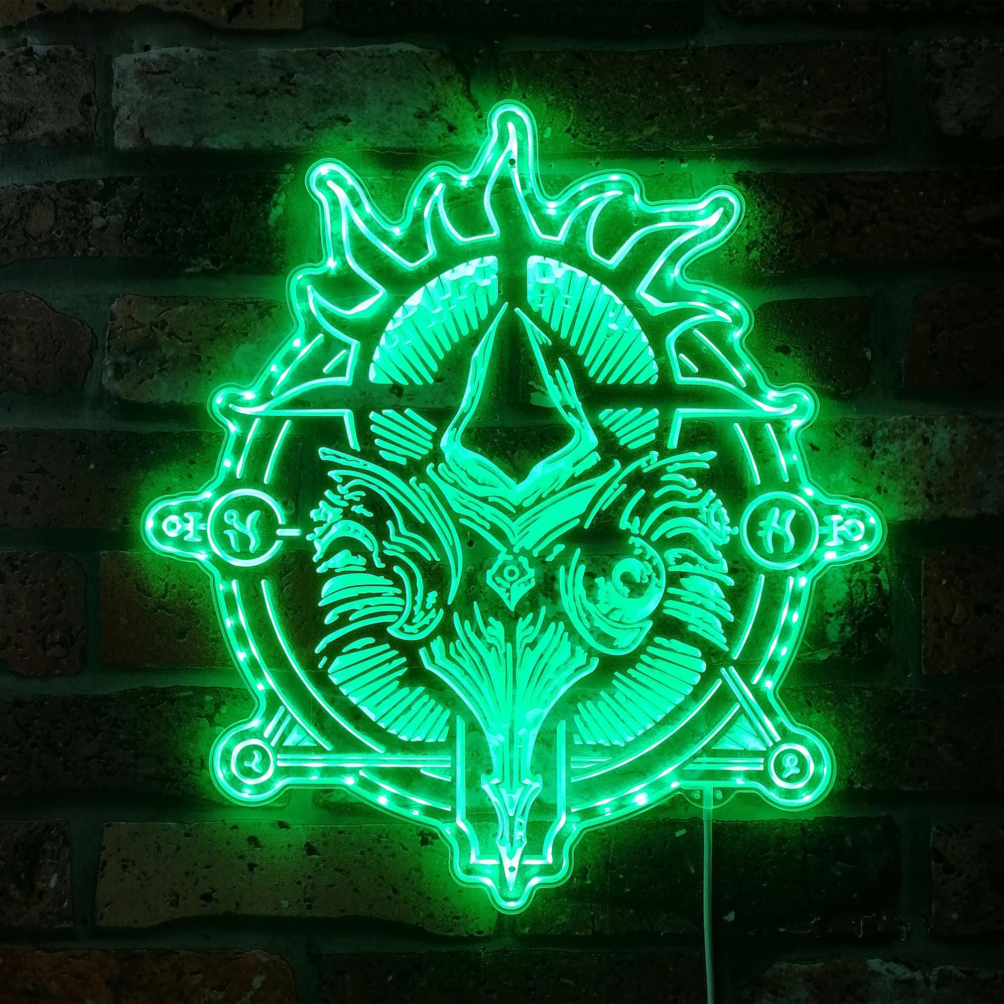 Diablo 4 Dynamic RGB Edge Lit LED Sign