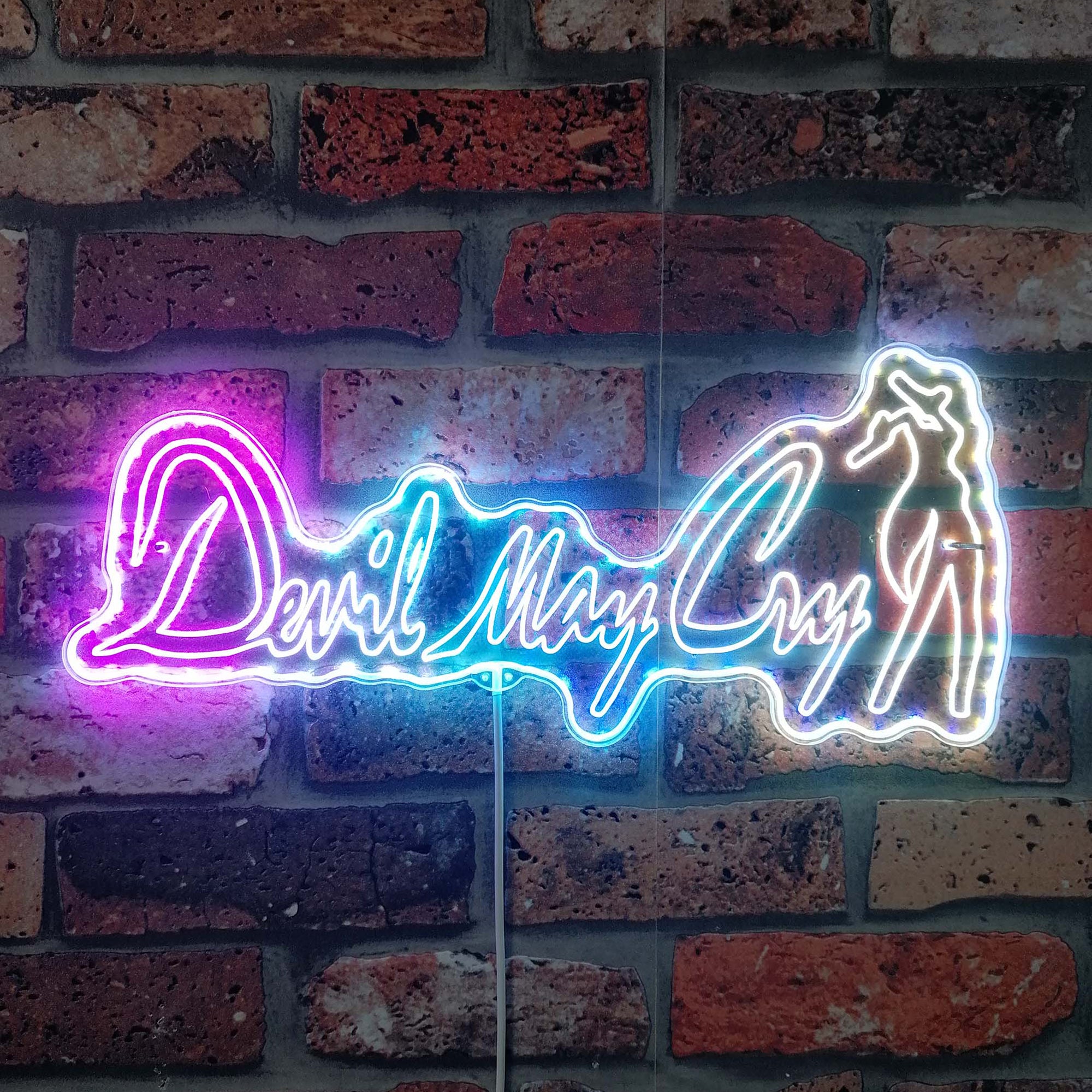 Devil May Cry  Neon LED Sign with Dynamic RGB Colors