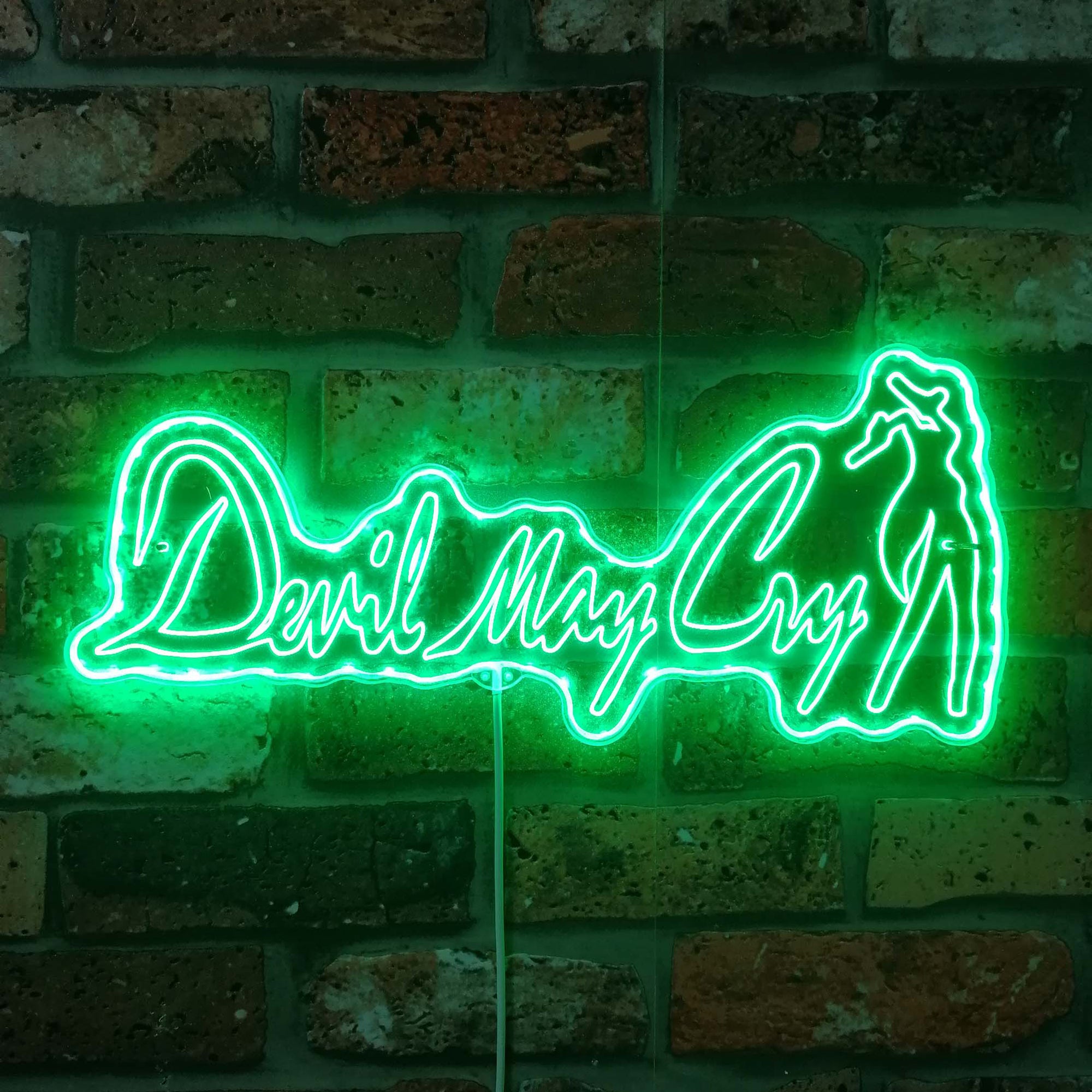 Devil May Cry  Neon LED Sign with Dynamic RGB Colors