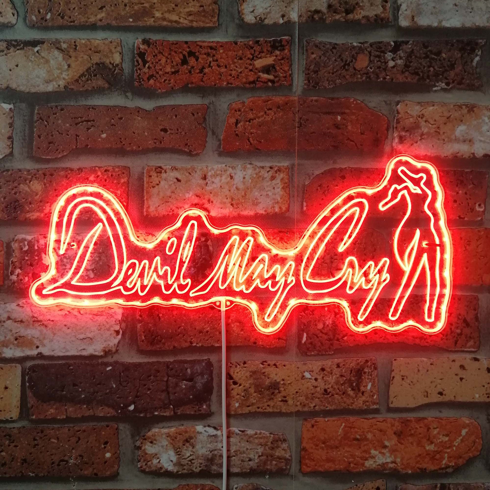 Devil May Cry  Neon LED Sign with Dynamic RGB Colors