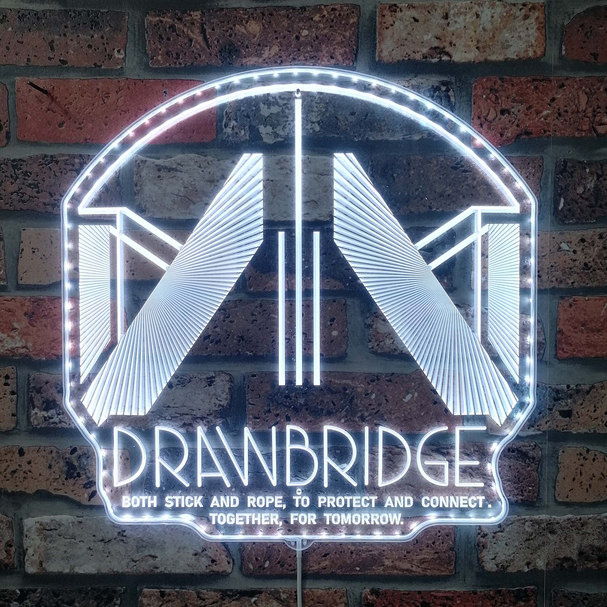 Death Stranding Drawbridge Neon LED Sign with Dynamic RGB Colors