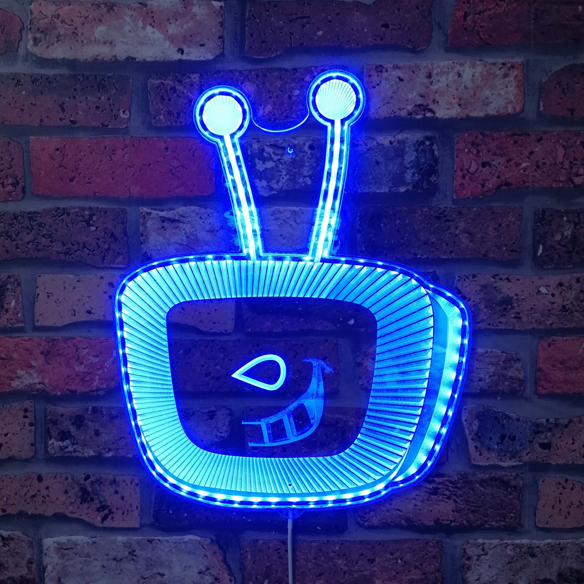 Tenna Deltarune Neon LED Sign with Dynamic RGB Colors