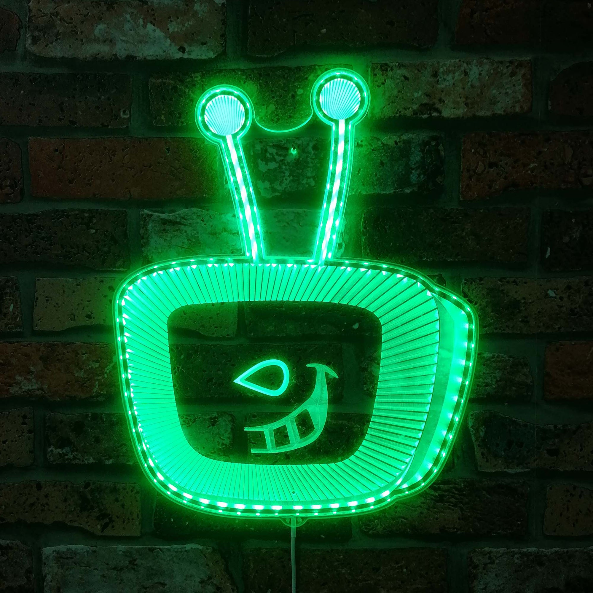 Tenna Deltarune Neon LED Sign with Dynamic RGB Colors