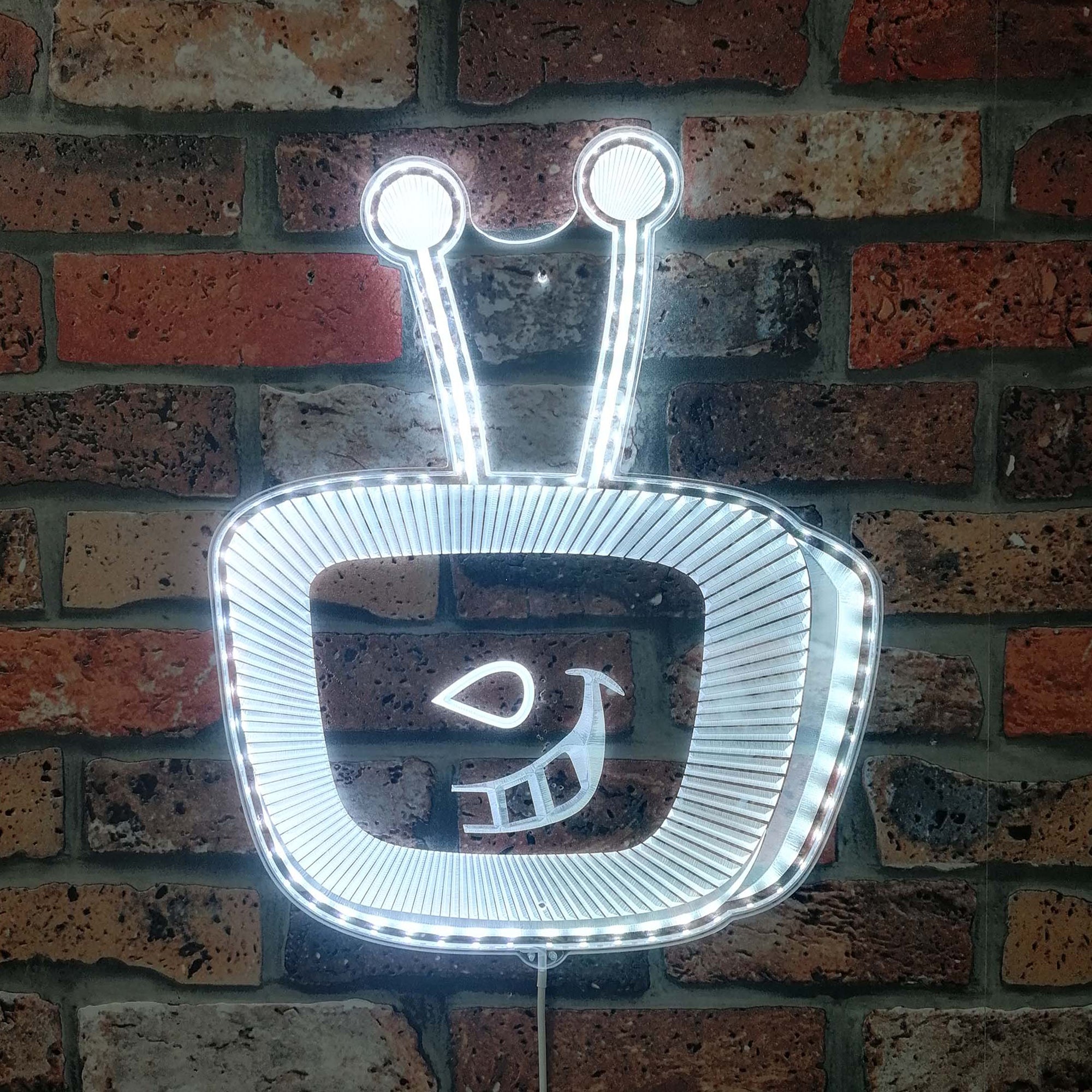 Tenna Deltarune Neon LED Sign with Dynamic RGB Colors