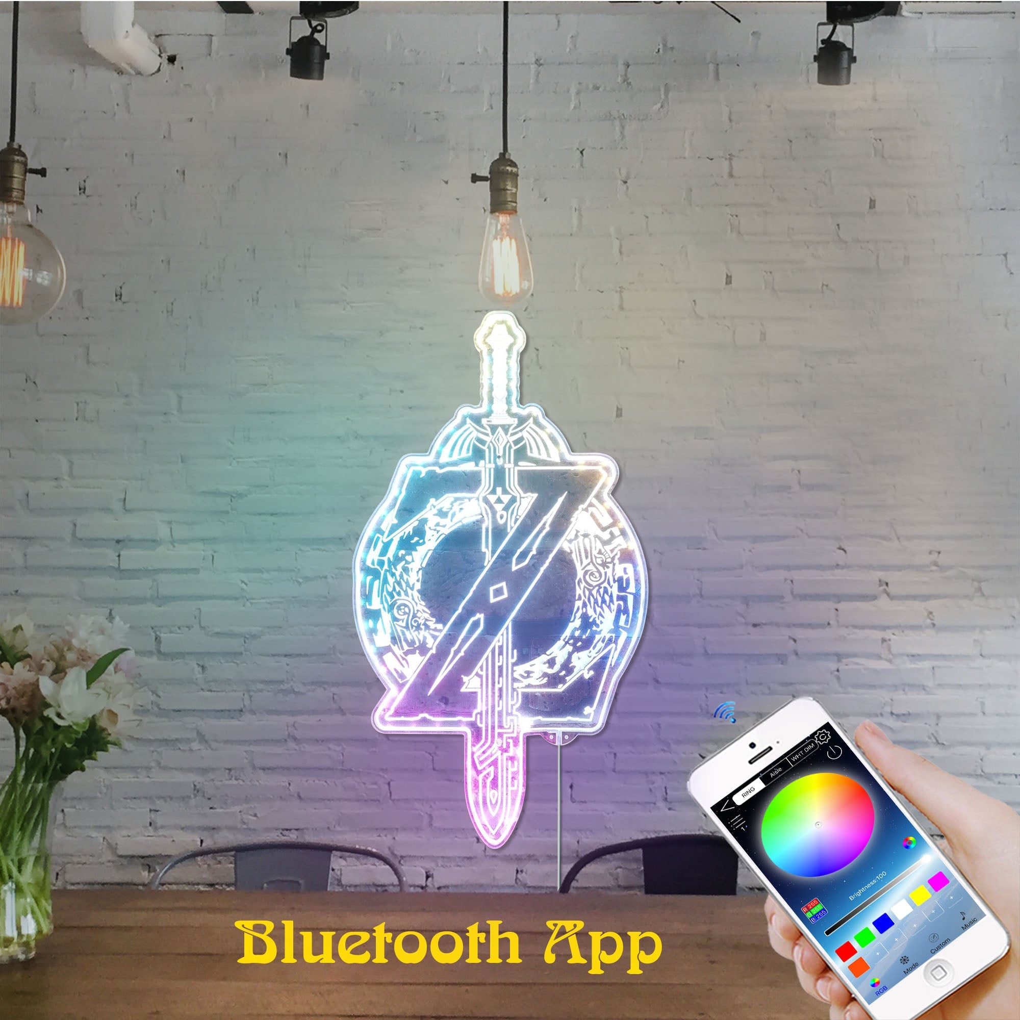 Custom Create Your Own Neon LED Sign with Dynamic RGB Colors