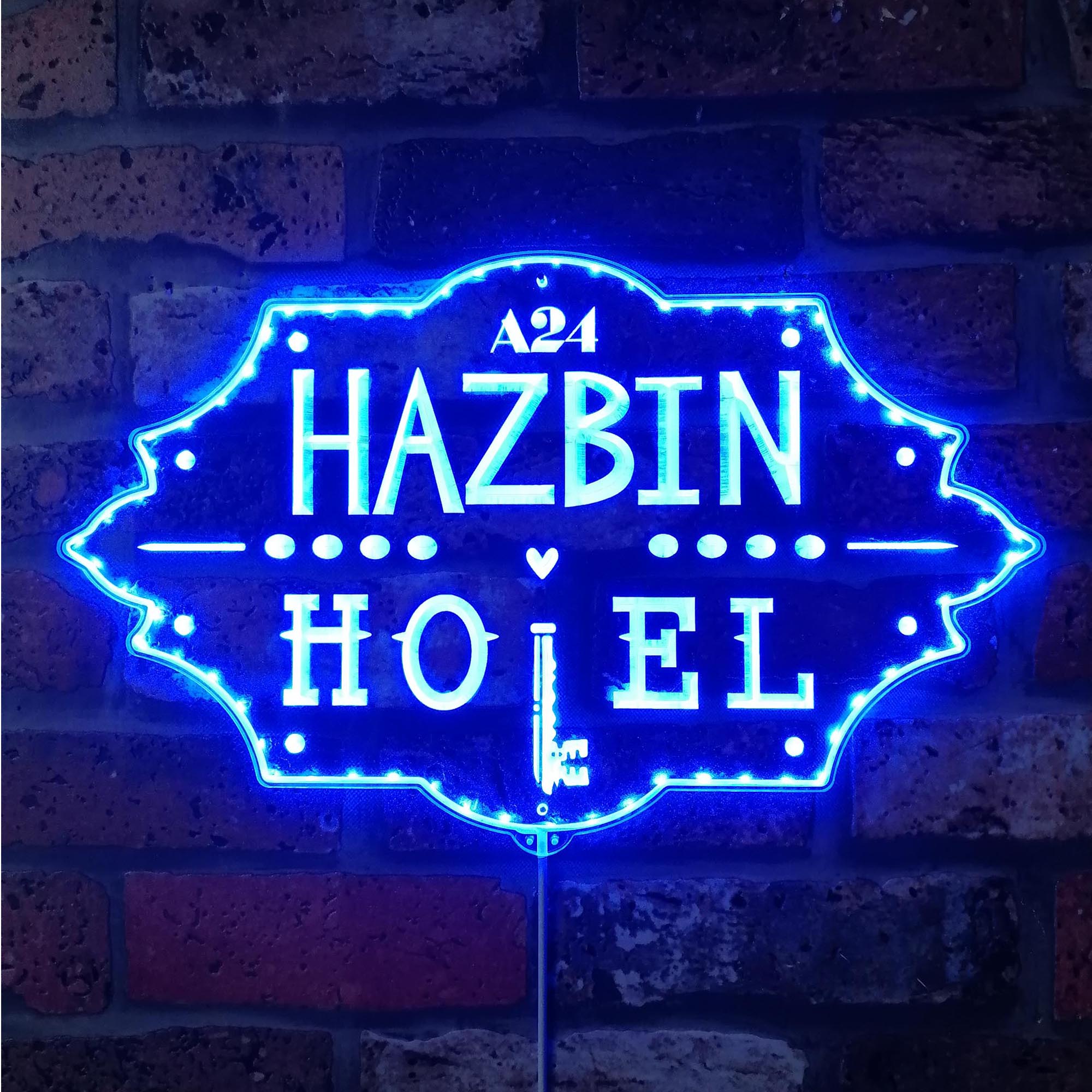 Hazbin Hotel Dynamic RGB Edge Lit LED Sign