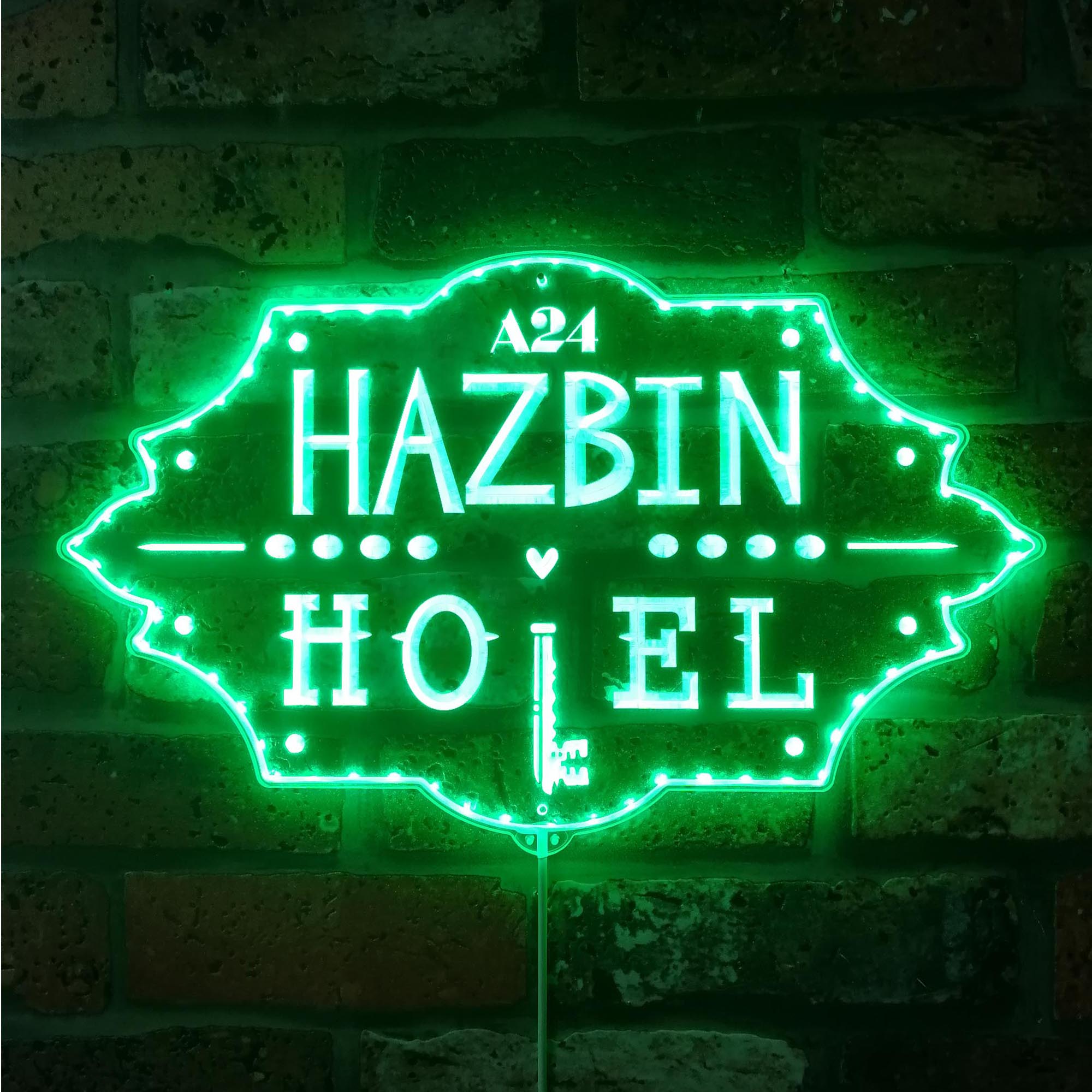 Hazbin Hotel Dynamic RGB Edge Lit LED Sign