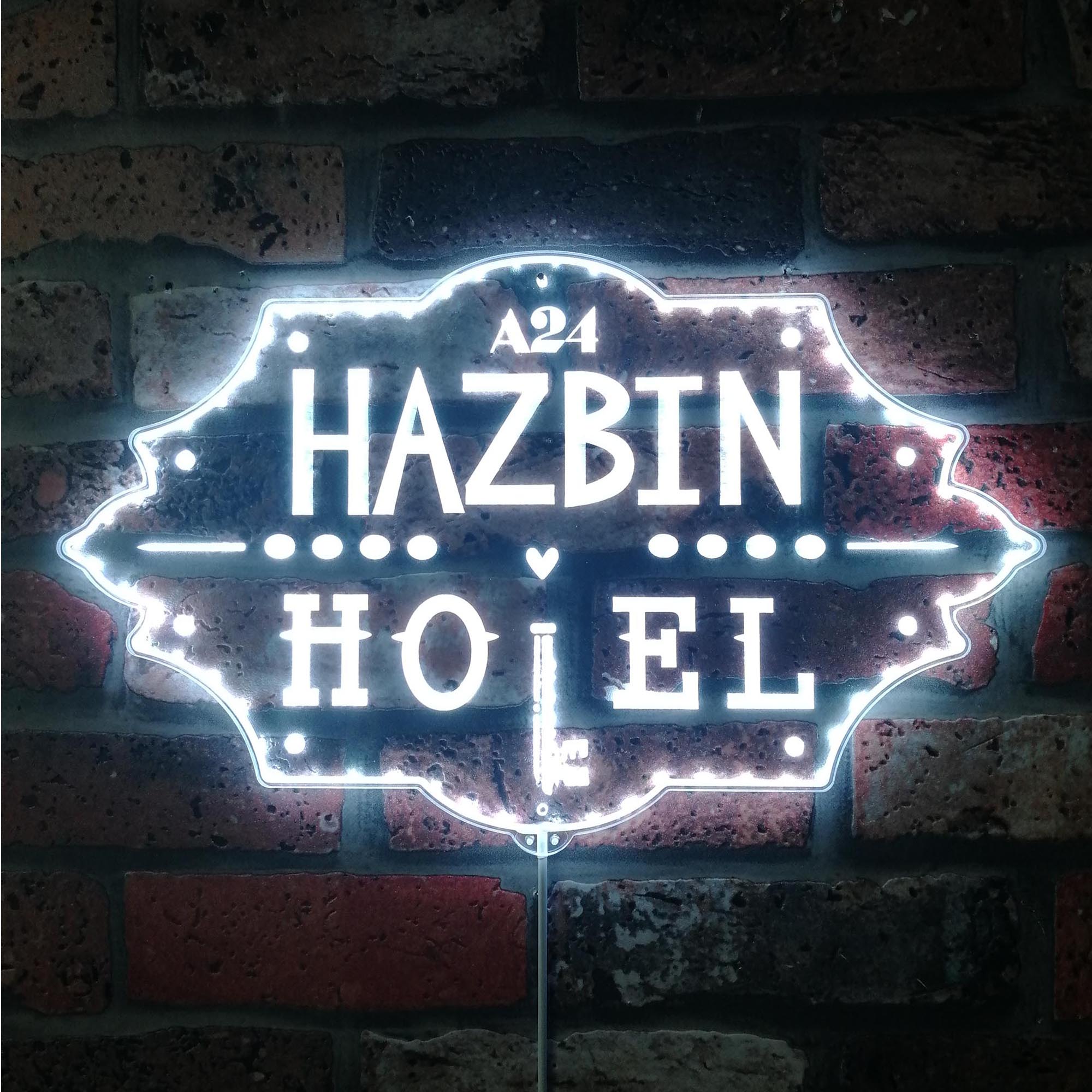 Hazbin Hotel Dynamic RGB Edge Lit LED Sign