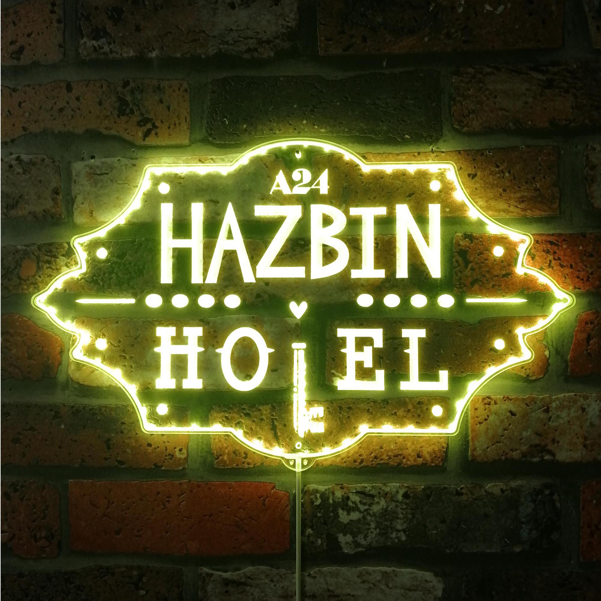 Hazbin Hotel Dynamic RGB Edge Lit LED Sign