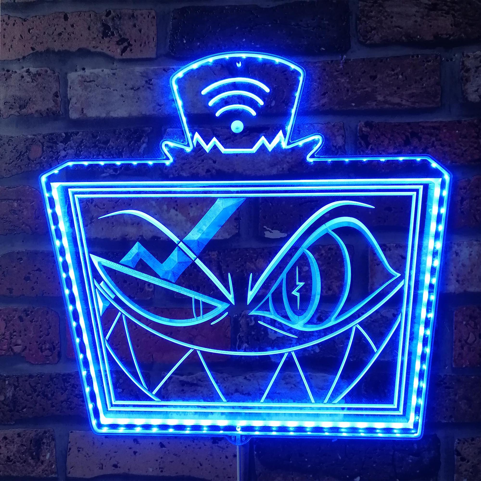 Hazbin Hotel Vox Dynamic RGB Edge Lit LED Sign