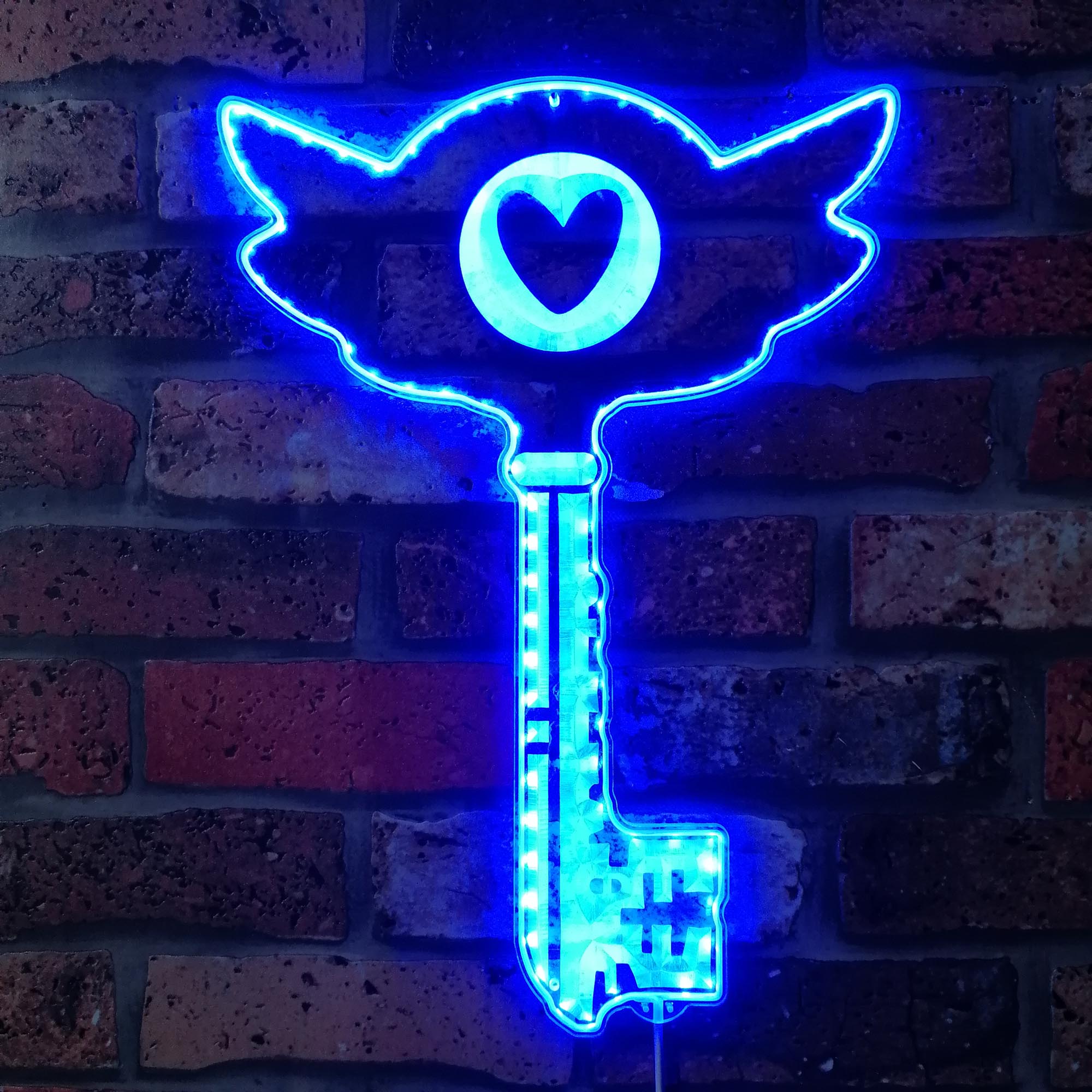 Hazbin Hotel Key Dynamic RGB Edge Lit LED Sign