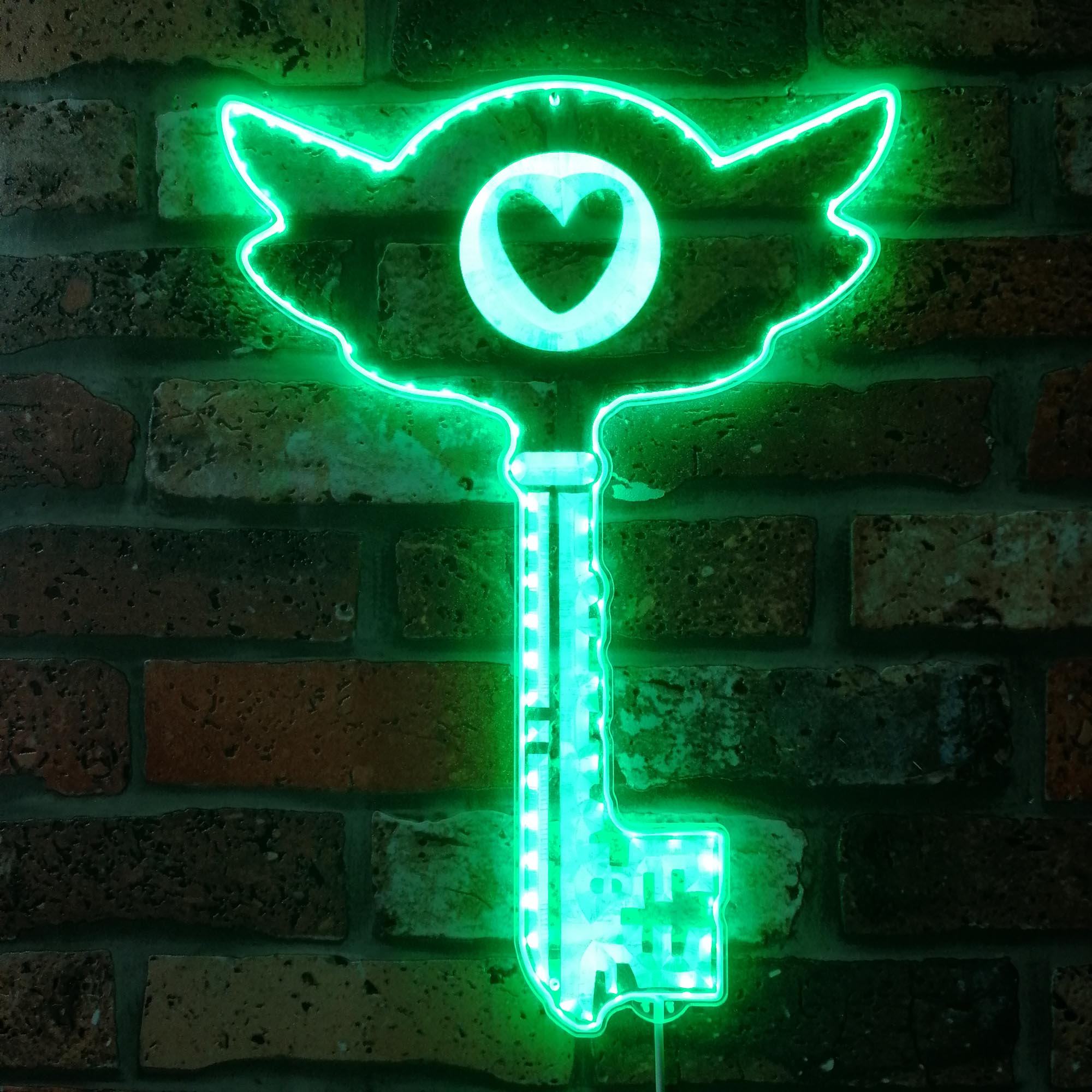 Hazbin Hotel Key Dynamic RGB Edge Lit LED Sign