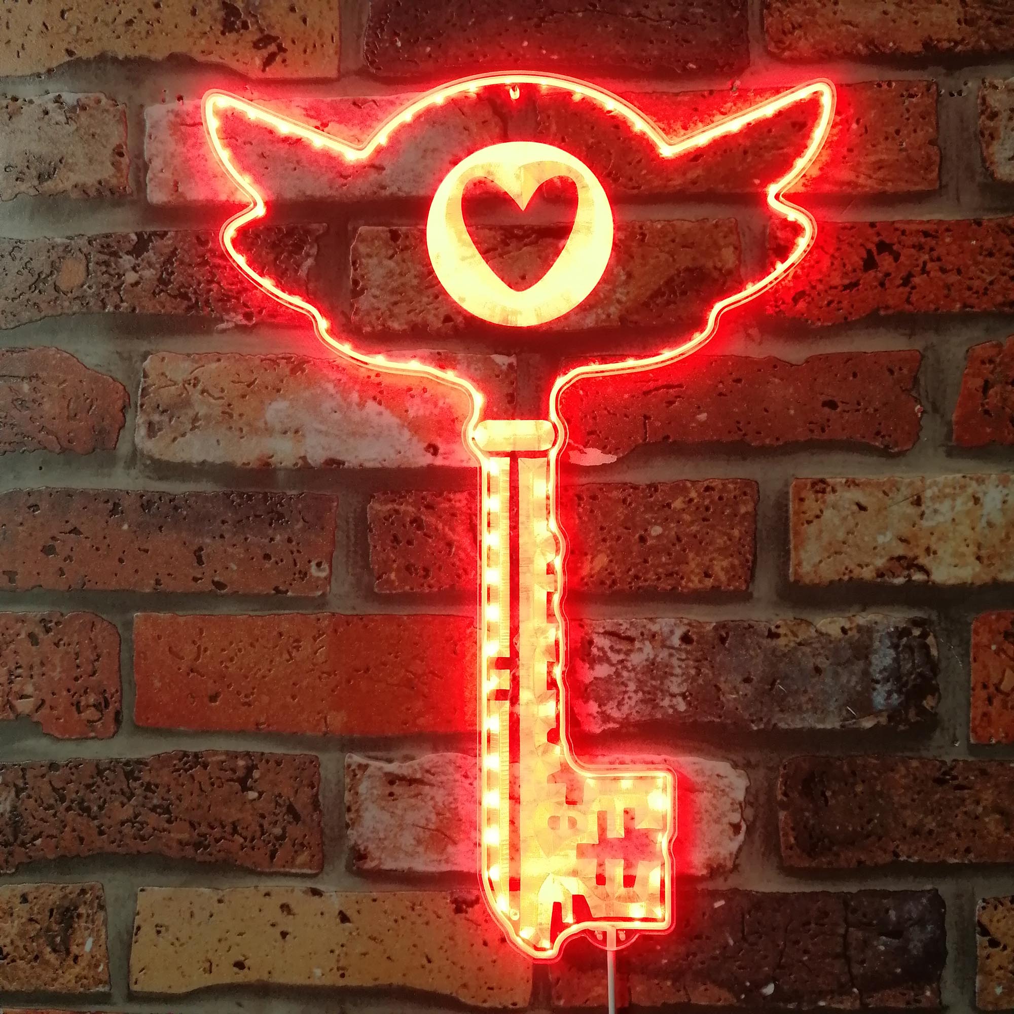 Hazbin Hotel Key Dynamic RGB Edge Lit LED Sign