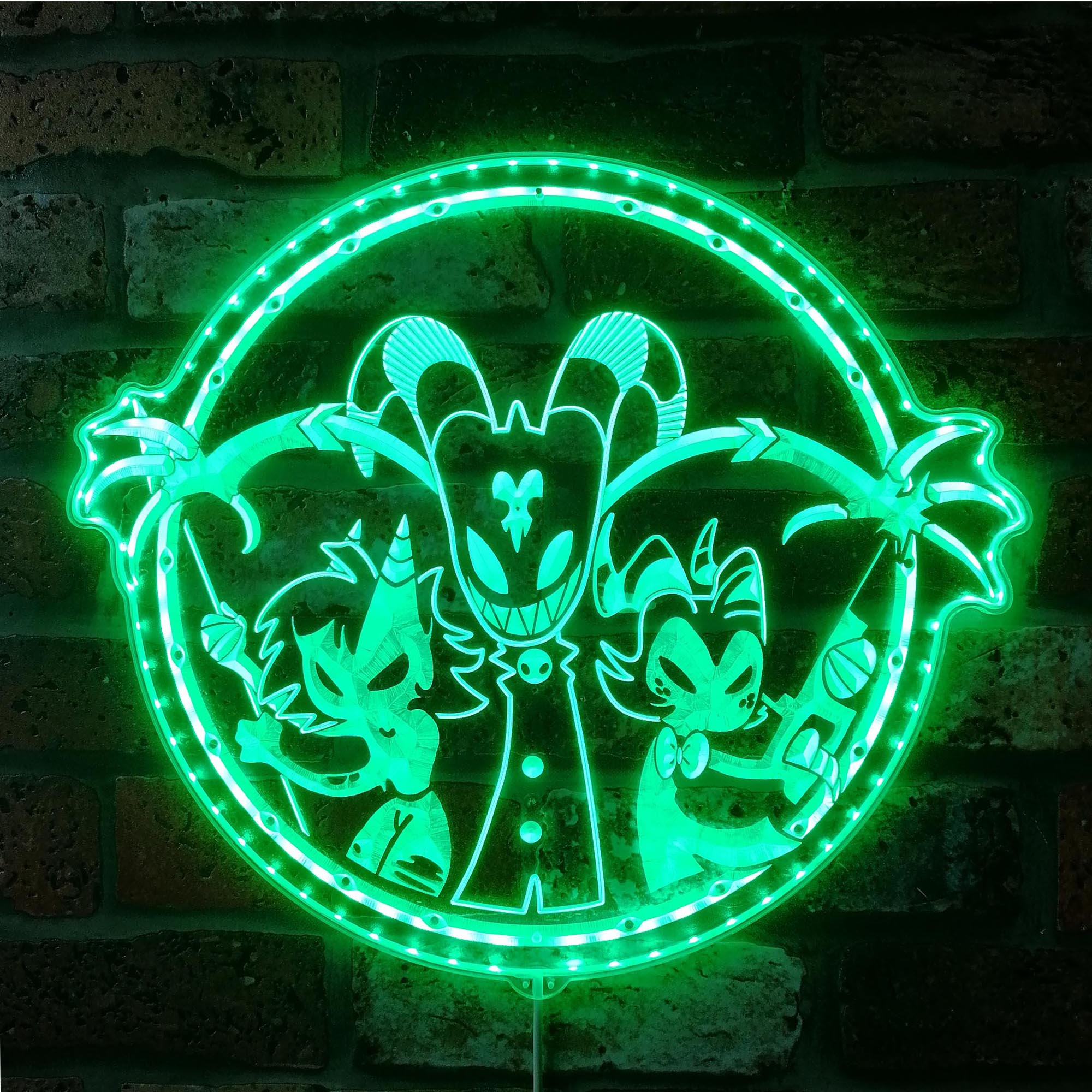 Helluva Boss Dynamic RGB Edge Lit LED Sign