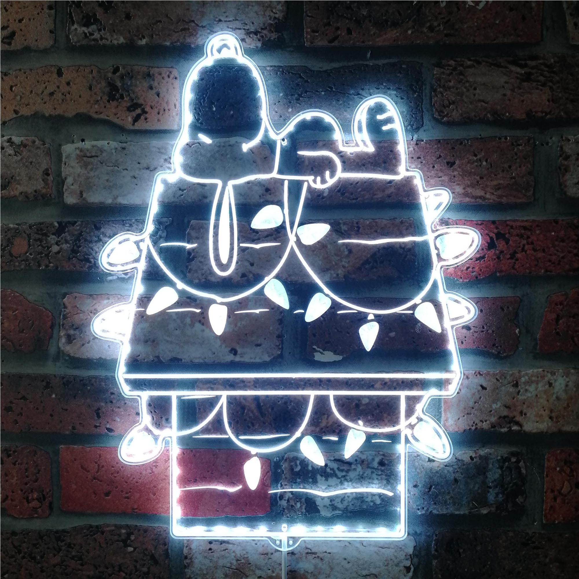 Snoopy Night Light Dynamic RGB Edge Lit LED Sign